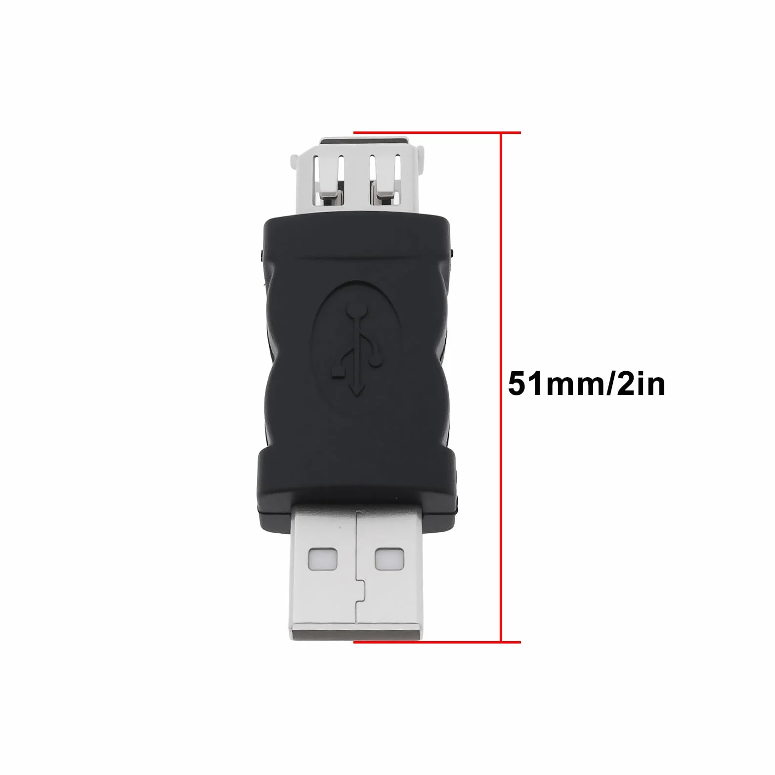 Create idea Firewire IEEE 1394 6 Pin Femmina a USB Maschio Adattatore Convertitore Spina per Stampanti Fotocamere Digitali Scanner 2pcs