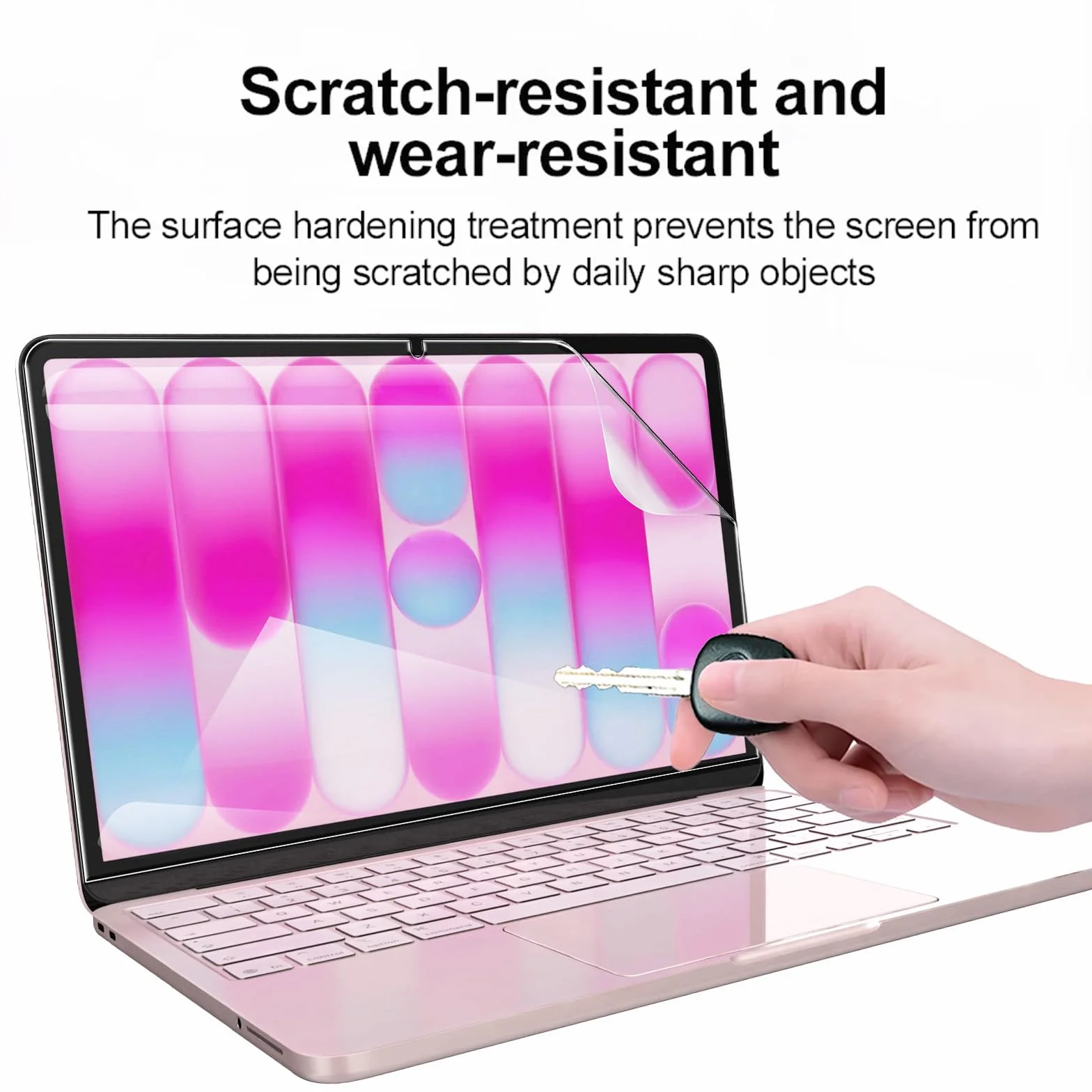 Pellicola Protettiva per MacBook Neo 13 Pollici, [2 Pezzi] Soft PET Ultra Sottile Protezione Schermo, Anti-Graffio, Senza Bolle, HD Trasparente Pellicola Protector Film