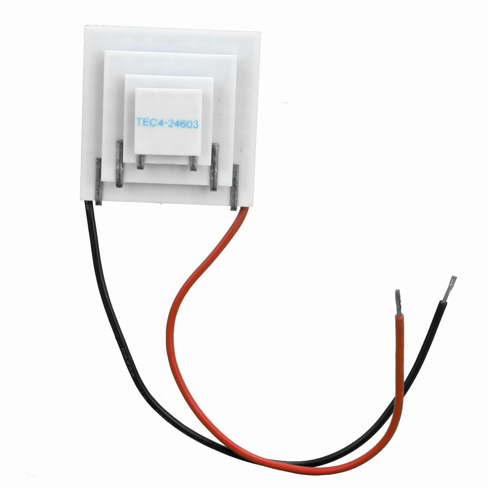 Dispositivo di Raffreddamento Termoelettrico, Accessori per Computer di Refrigerazione in Ceramica a 4 Strati TEC4-24603 15-20-30-40mm DC12V, Guarnizione in Gomma Siliconica 704