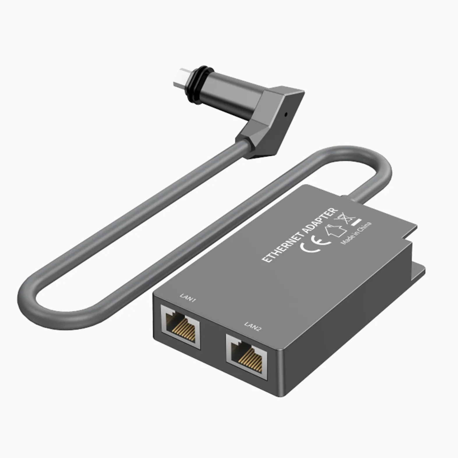 Gen 2 V2 2 Porte Satellite Ethernet Adapter Connessione stabile 1 Gbps Adattatore Ethernet di rete esterna cablata