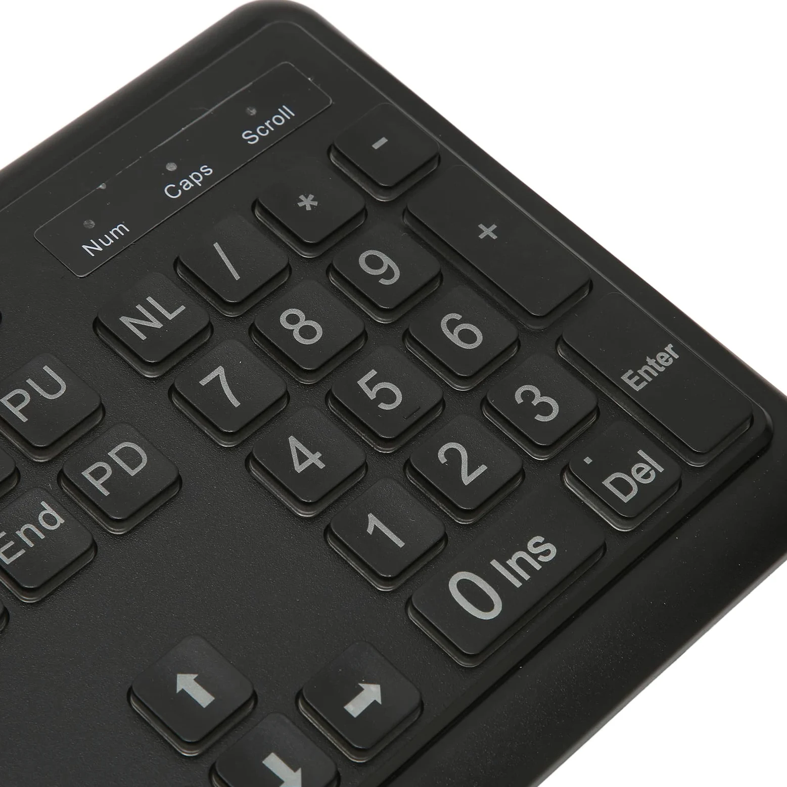 Tastiera con Tasti Grandi, Tastiera per Ipovedenti, BiancoGrandi Lettere in Grassetto, 104 Tasti Tastiera Cablata USB Standard di Dimensioni Standard, Plug and Play