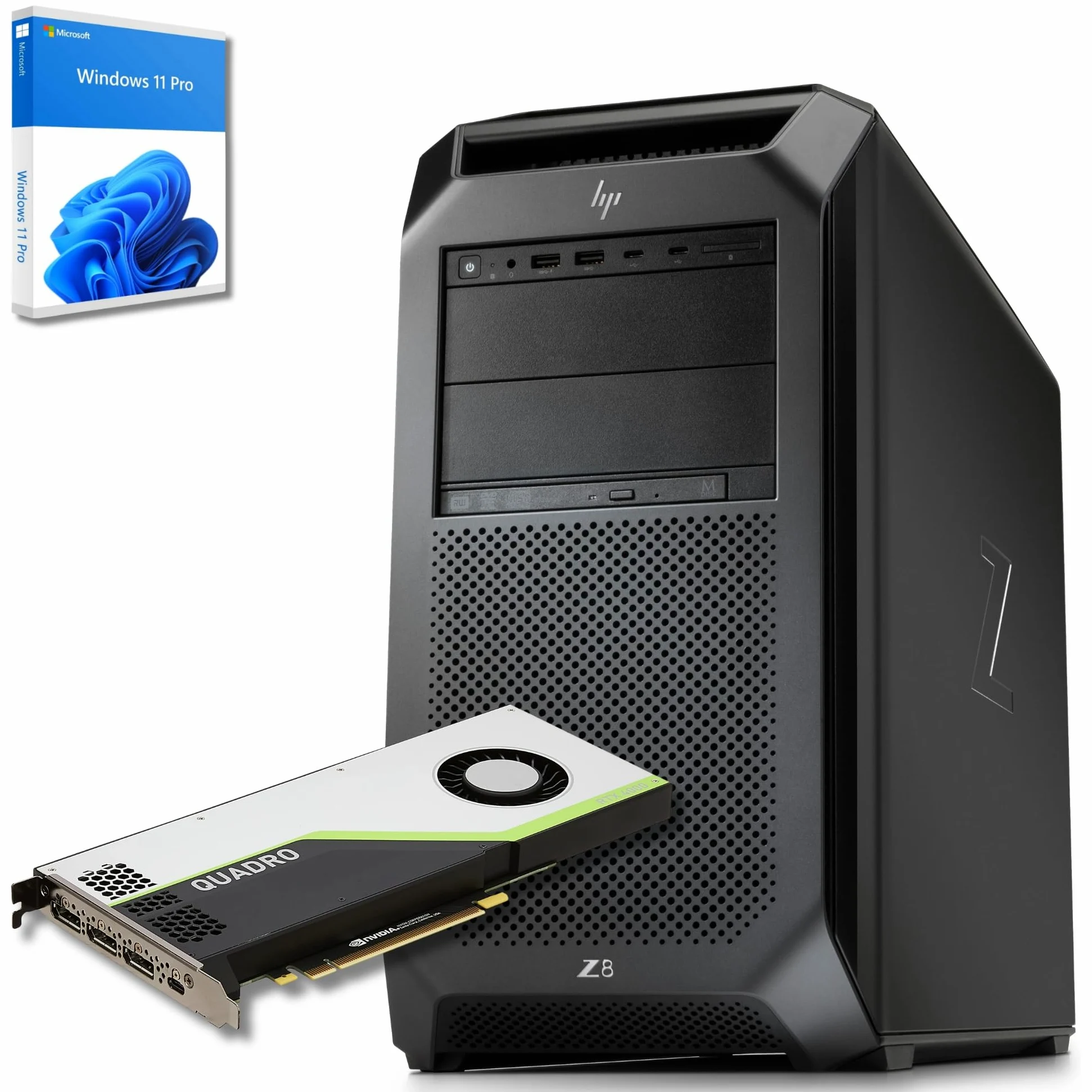 HP Z8 G4 PC Workstation Tower | 2x Intel Xeon Gold 5222| 128GB RAM | 1 TERA SSD Nvme| Nvidia RTX 4000 | Win 11 Pro Garanzia 36 Mesi (Ricondizionato)