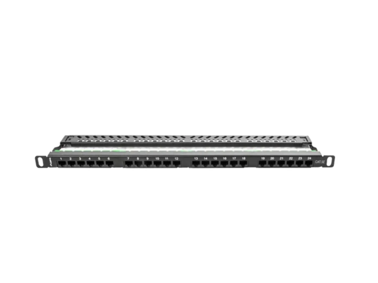 LANBERG Patch Panel PPU5-0024-B 24 Porte CATEGORIA 5E 19 0.5U Nero