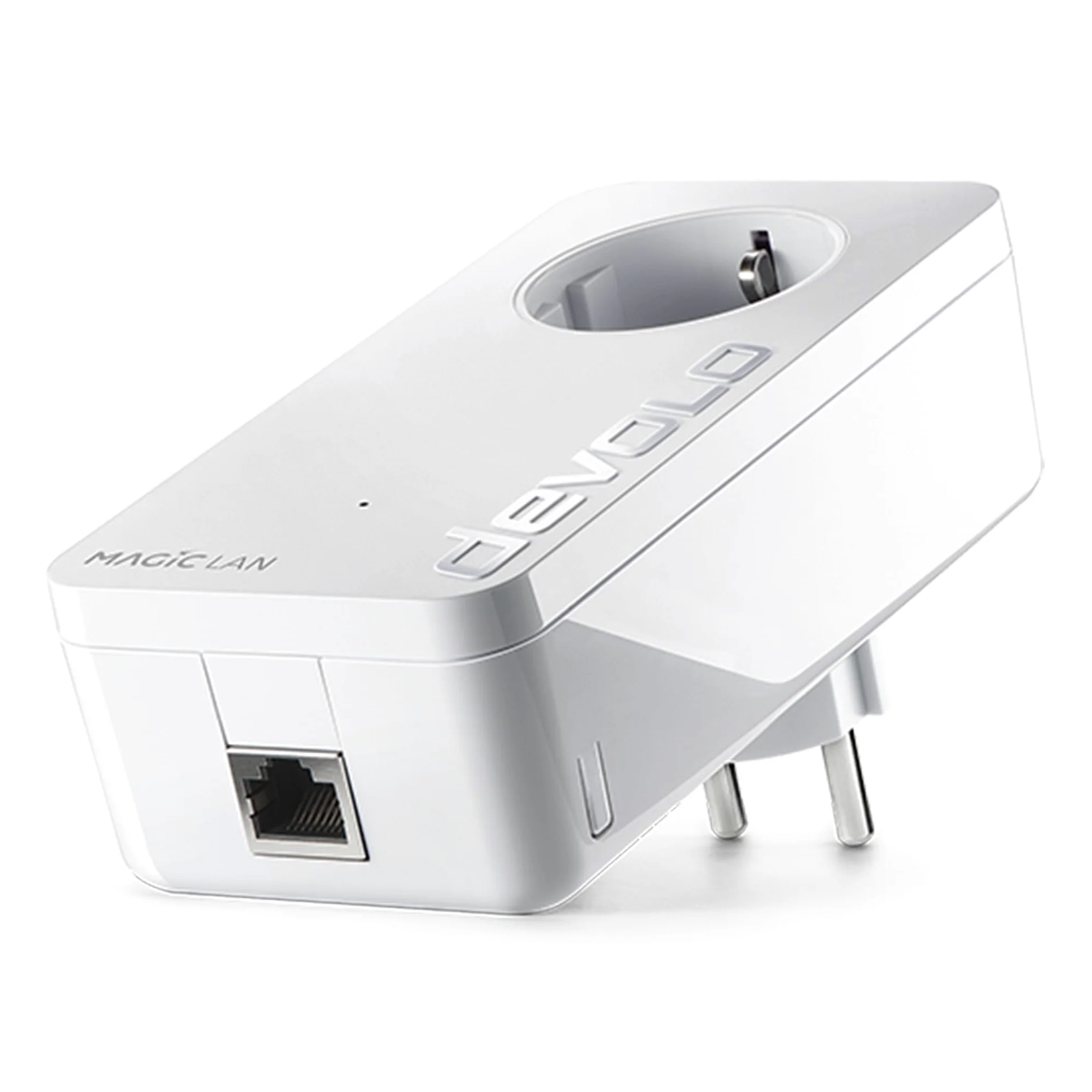 Devolo 8412 Magic 2 LAN: leistungsfaehiger Power Line – Complemento Adattatore con attacco 2400 Mbit/s per rete domestica tramite DLAN, 1 Gigabit LAN, Internet in magica della presa