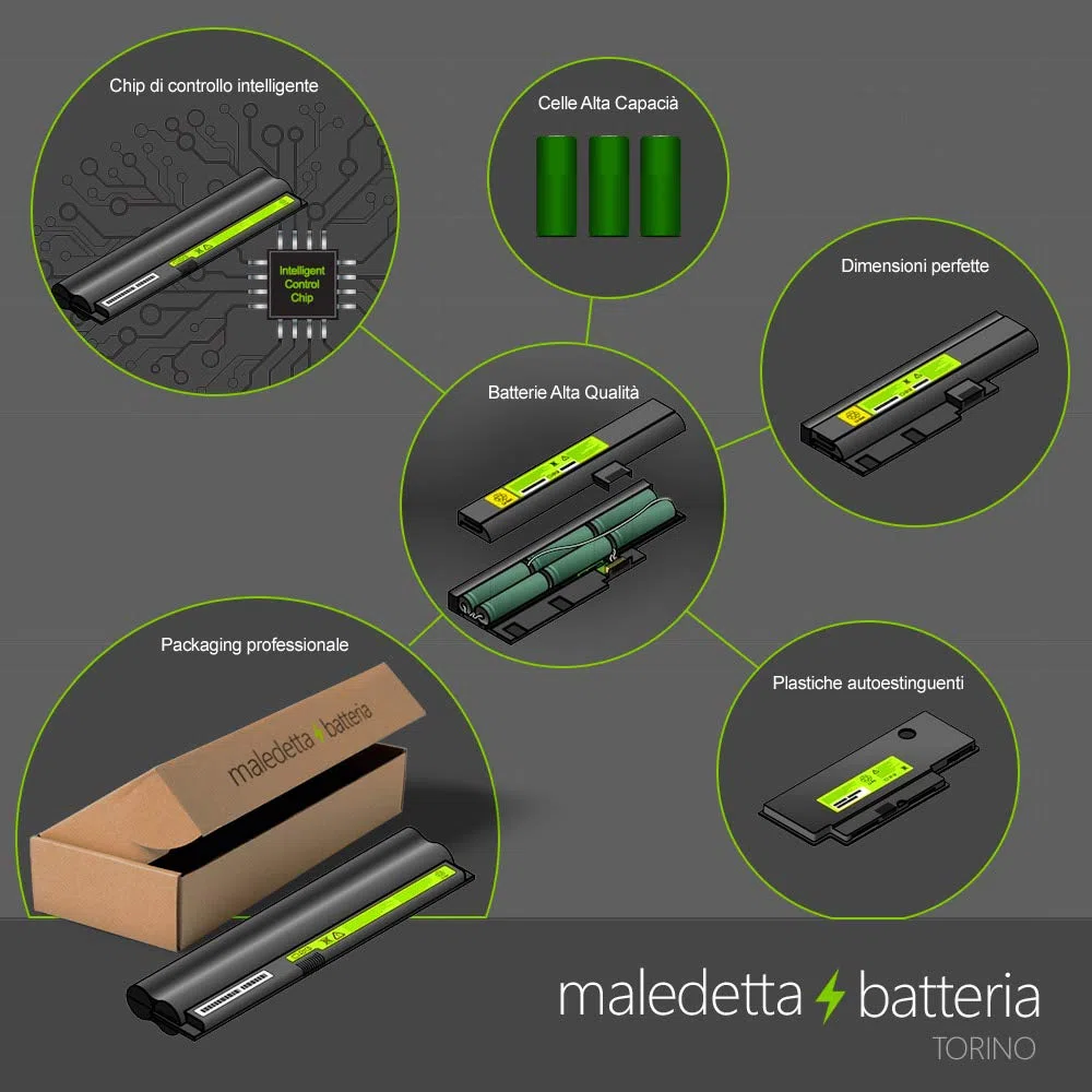 Batteria MaledettaBatteria 6 celle 5200mAh di alta qualità per ASUS K53 K53E X54C X53S X53 K53S X53E, 10,8-11,1 V A32-K53 A41-K53 A42-K53