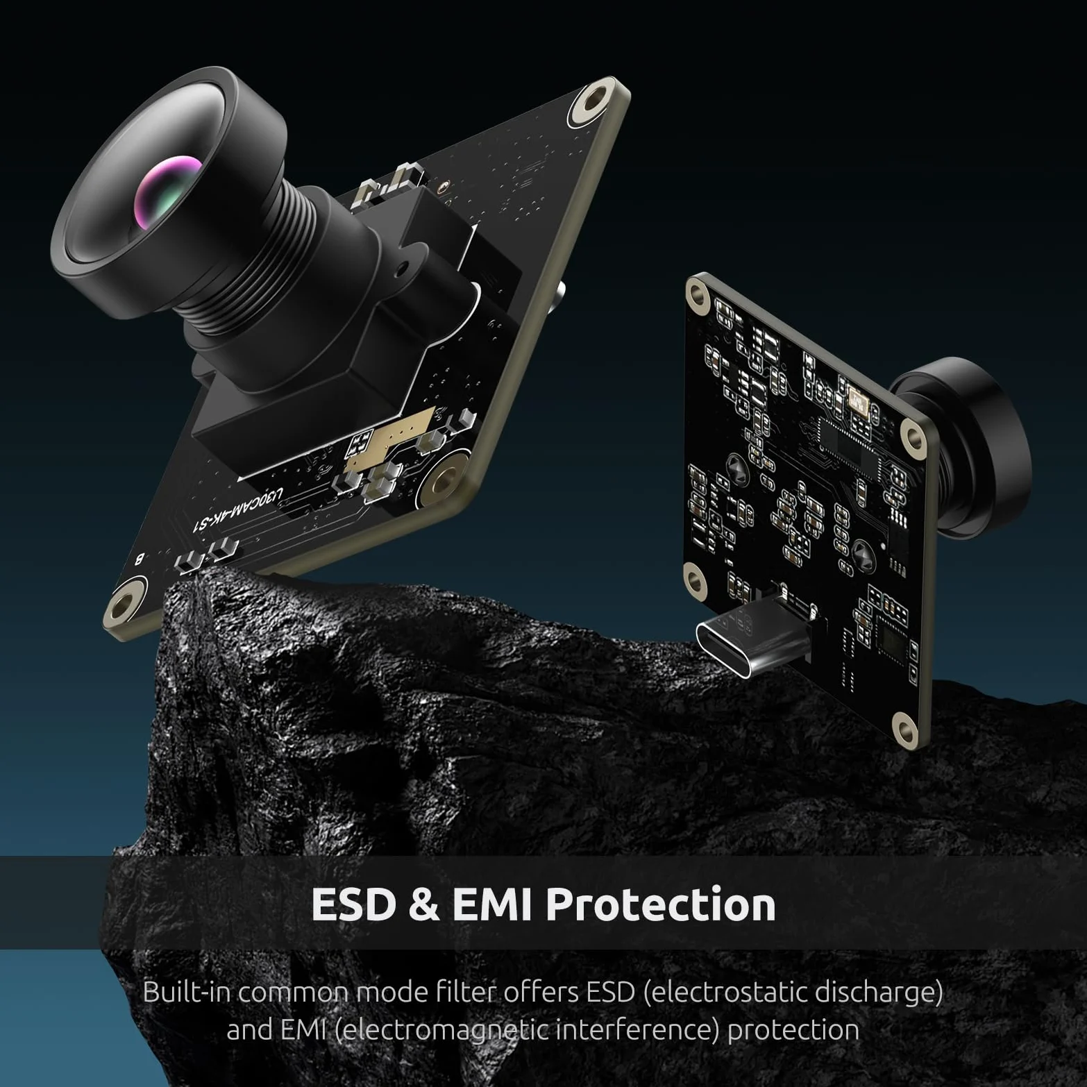innomaker Modulo Camera USB 3.0 UVC con Sensore IMX415, 4K@30FPS & 1080P@60FPS, Plug and Play per Windows/Linux/Mac/Android/Raspberry Pi/Jetson Nano/ARM Boards