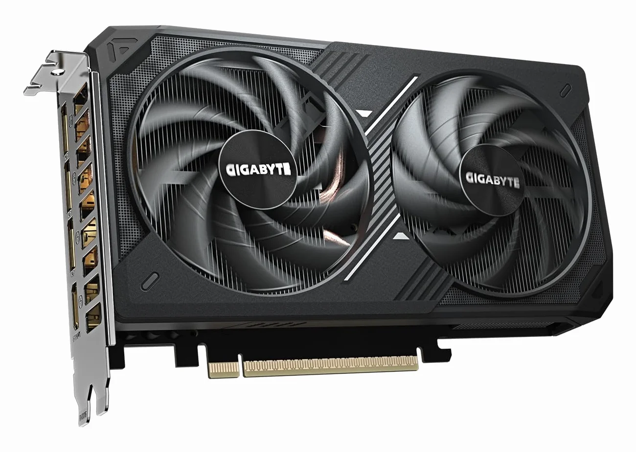 Gigabyte GeForce RTX 5060 Ti WINDFORCE MAX OC 8G Scheda Grafica – 8 GB GDDR7, 128 bit, PCI-E 5.0, 2587 MHz Frequenza del core, 3 x DisplayPort, 1 x HDMI, NVIDIA DLSS 4, GV-N506TWF2MAX OC-8GD