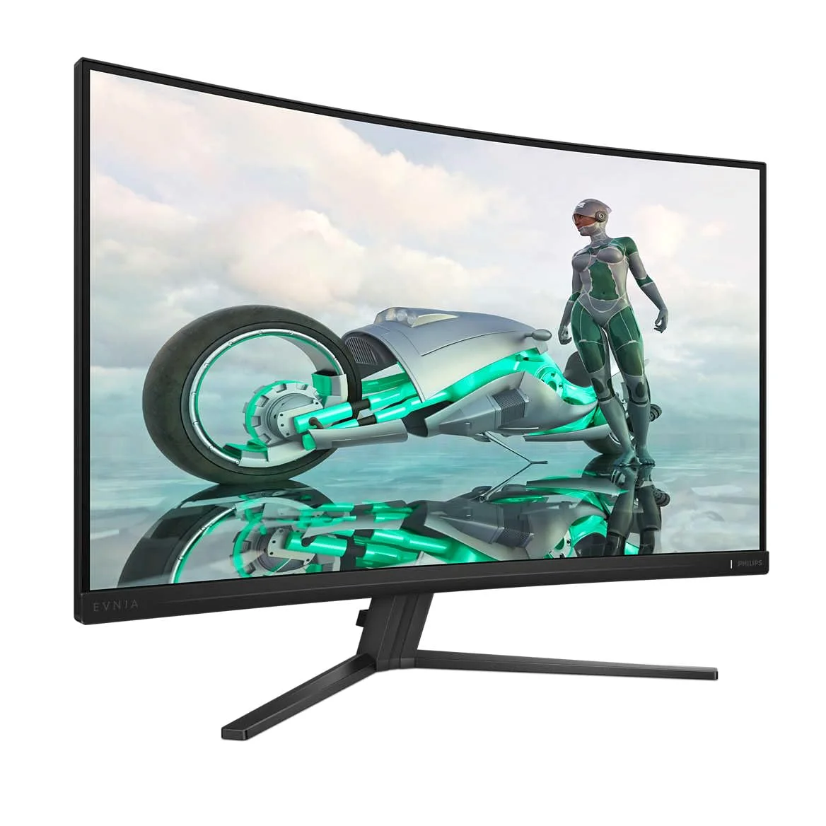 Philips Gaming Monitor 32M2C3500L 31.5 pollici, Curvo, 2560x1440, WQHD, 180Hz, Fast VA Panel, 0.5ms MPRT, , (HDMI2x 2.0 DP 1x 1.4) Adaptive Sync, HDR10, FreeSync, Grigio Scuro