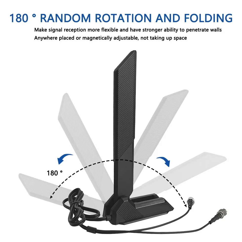 Gaming Antenna Esterna Antenna WiFi per ASUS ROG Strix B660-I Z590-E Z690-A Z690-E Z690-I X570-E Z590-F Z590-I Z690-A Z690-F 14008-02650600 Gaming X570-PRO Z690-PLUS ProArt Z690-CREATOR