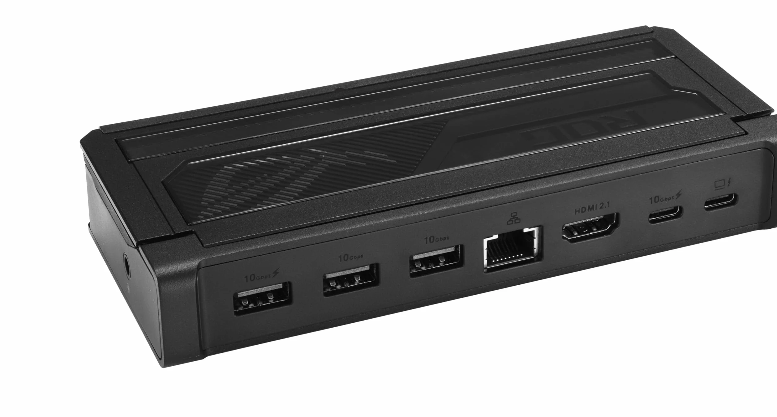 ROG BULLWARK Dock / DG300, Docking Station 7 in 1, HDMI 2.1 8K/4K, 3 USB-A 10Gbps, USB-C 100W, Ethernet, RGB, Nero