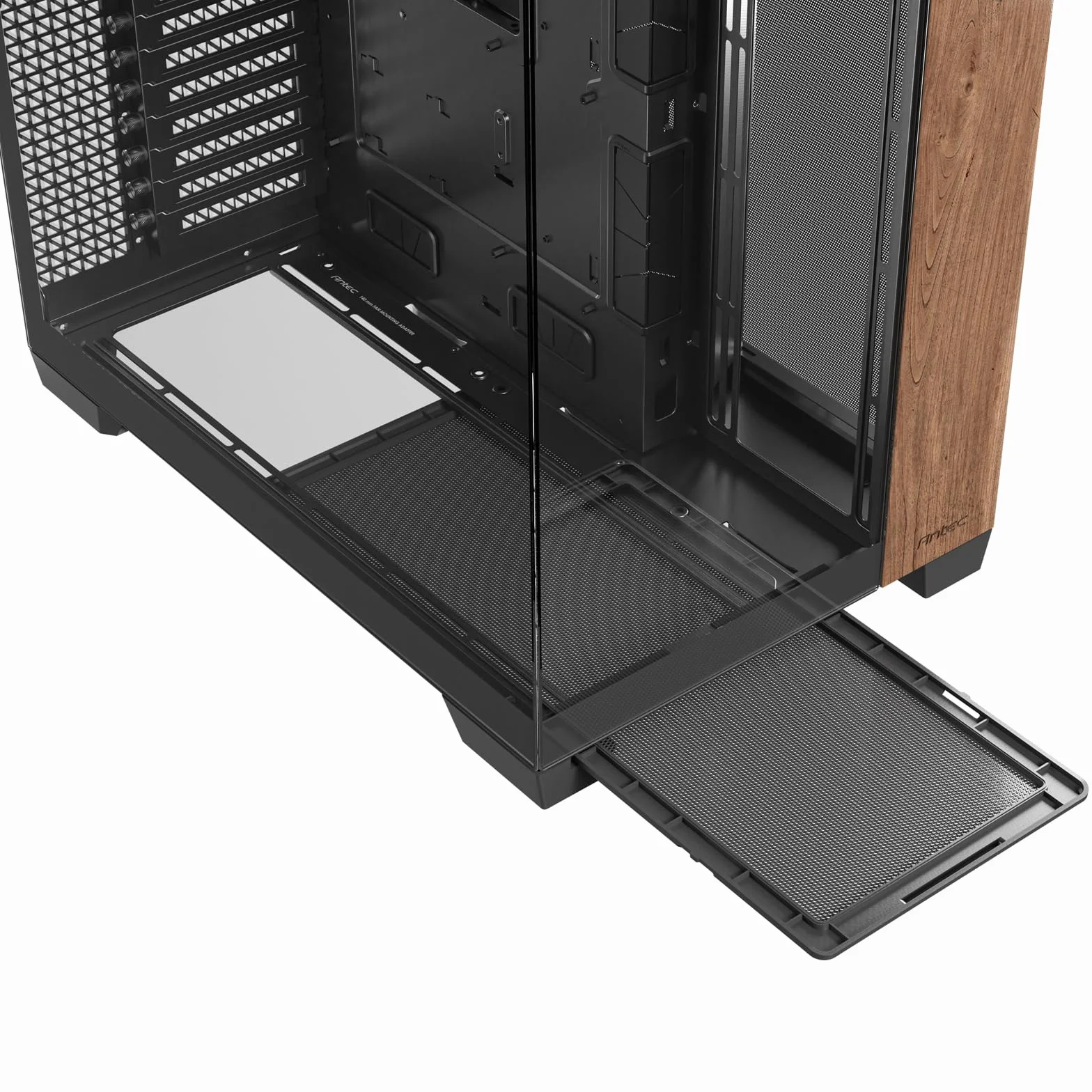 Antec C8 Midi-Tower, Tempered Glass - wood