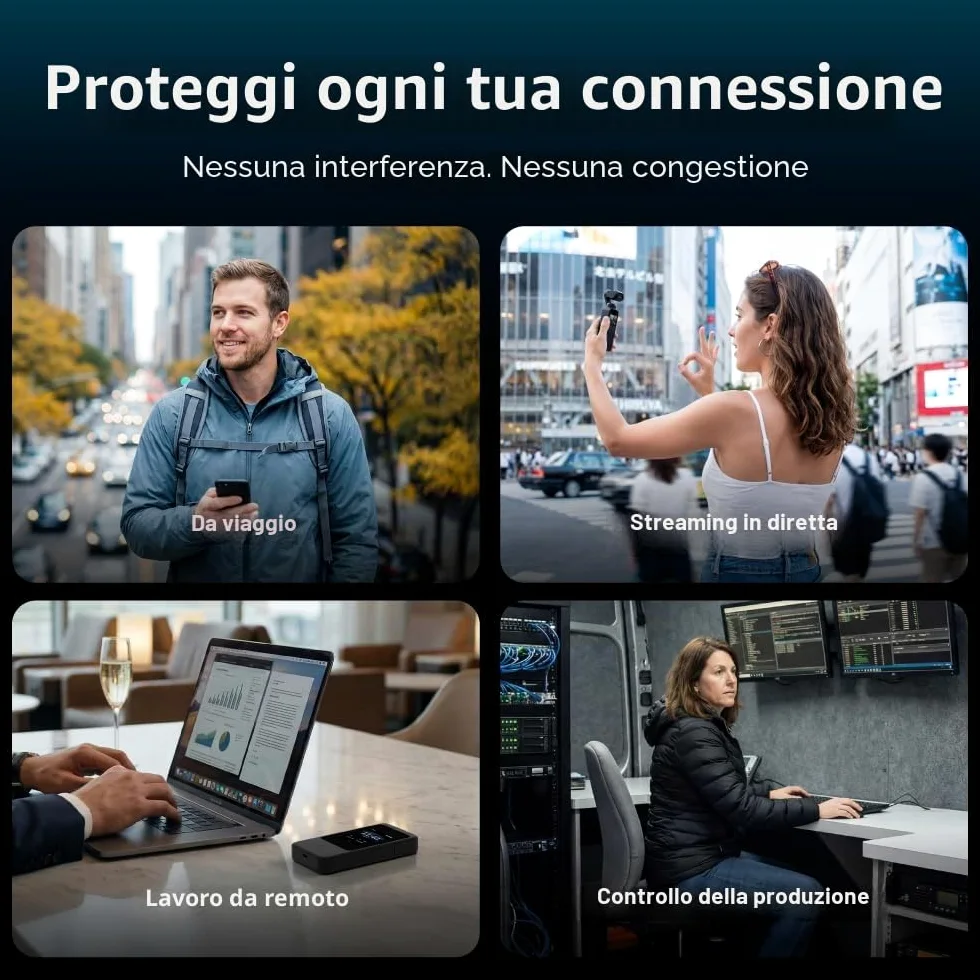 MUDI 7 (GL-E5800) | 5G NR Tri-Band Wi-Fi 7 Travel Router