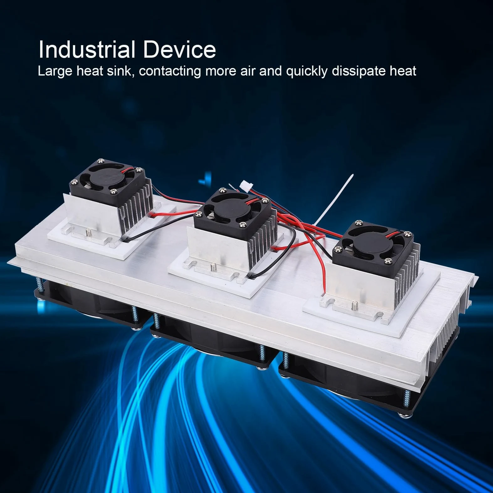 Raffreddatore termoelettrico SustVita con potenza di raffreddamento di 126 W, 12 V CC 18 A, design a 3 ventole, metodo di refrigerazione a semiconduttore per la ricerca di
