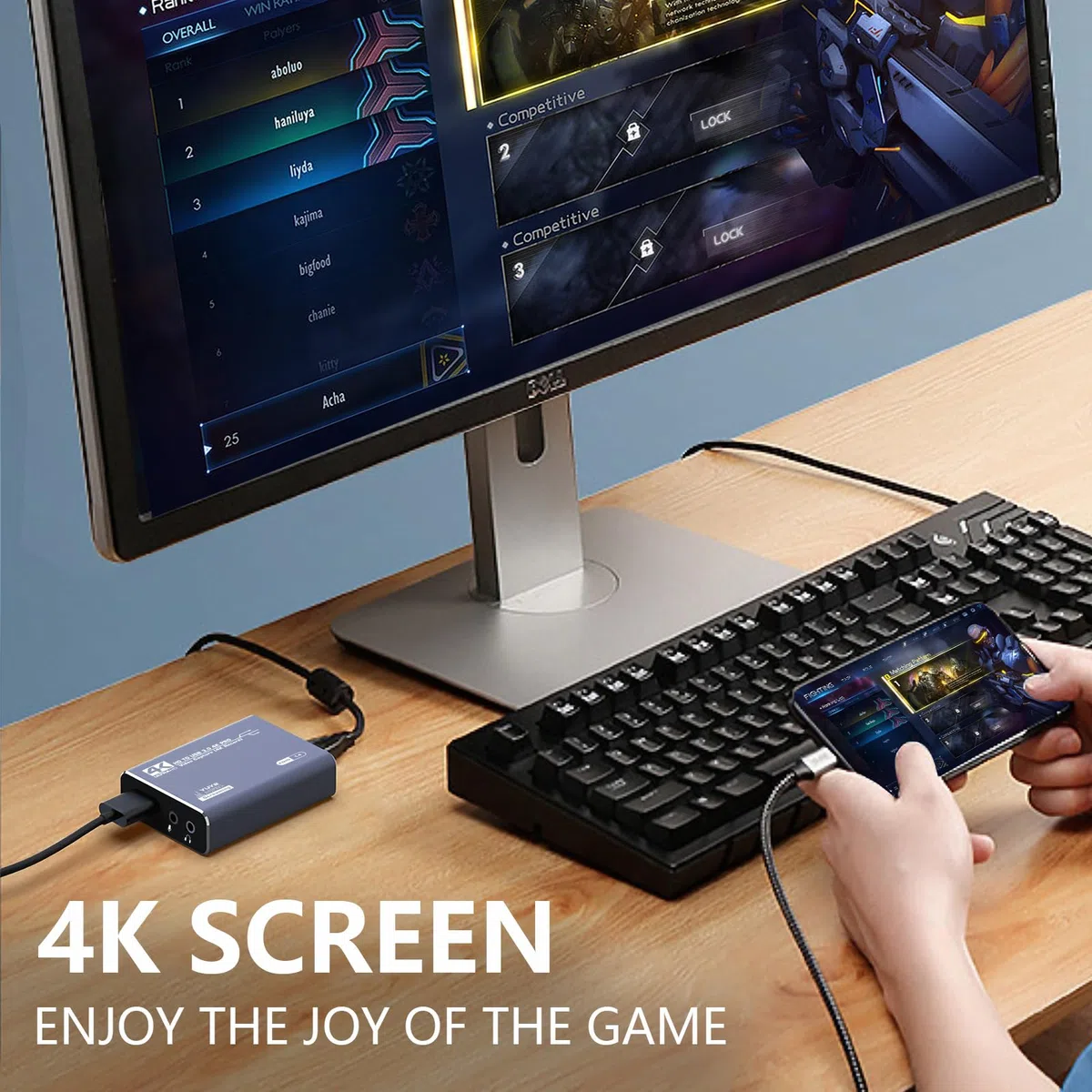 Scheda di acquisizione: Elevate Your Streaming Game with 4K Full HD HDMI USB 3.0 Video Capture Card - Progettato per videocamere, PS4, OBS, PS5, Xbox