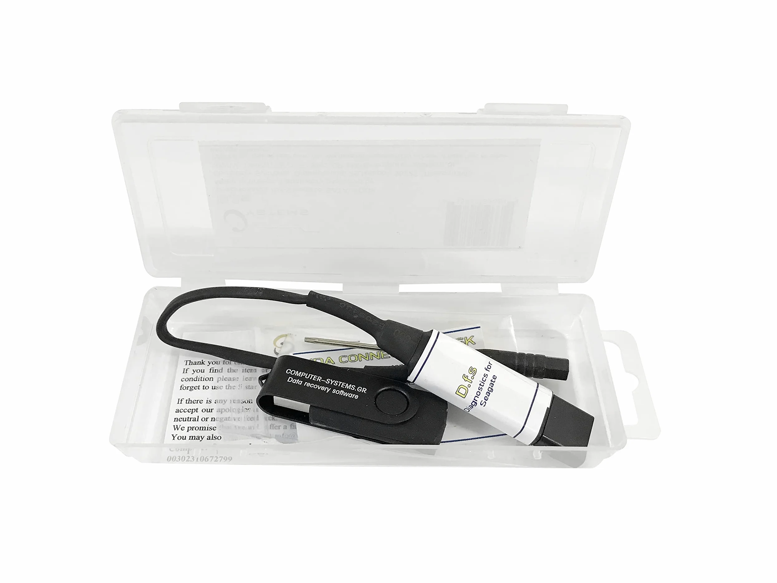 CS Labs Kit di strumenti USB di diagnostica compatibile con Seagate. Recupero dati HDD DfS. Recupera l'80% dei casi di Seagate...