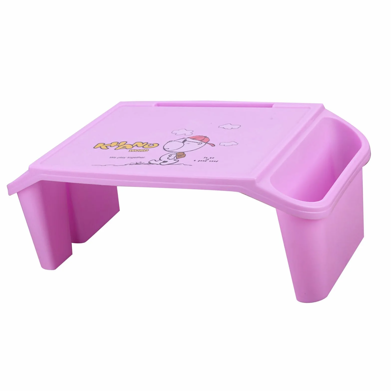 AUNMAS AUNMAS Letto per Laptop Scrivania con Bordi Lisci Design per Riporre gli Oggetti Ponte per Studenti Universitari Materiale ABS 21,3 X 10,6 X 7,5 Pollici (PINK) (PURPLE)