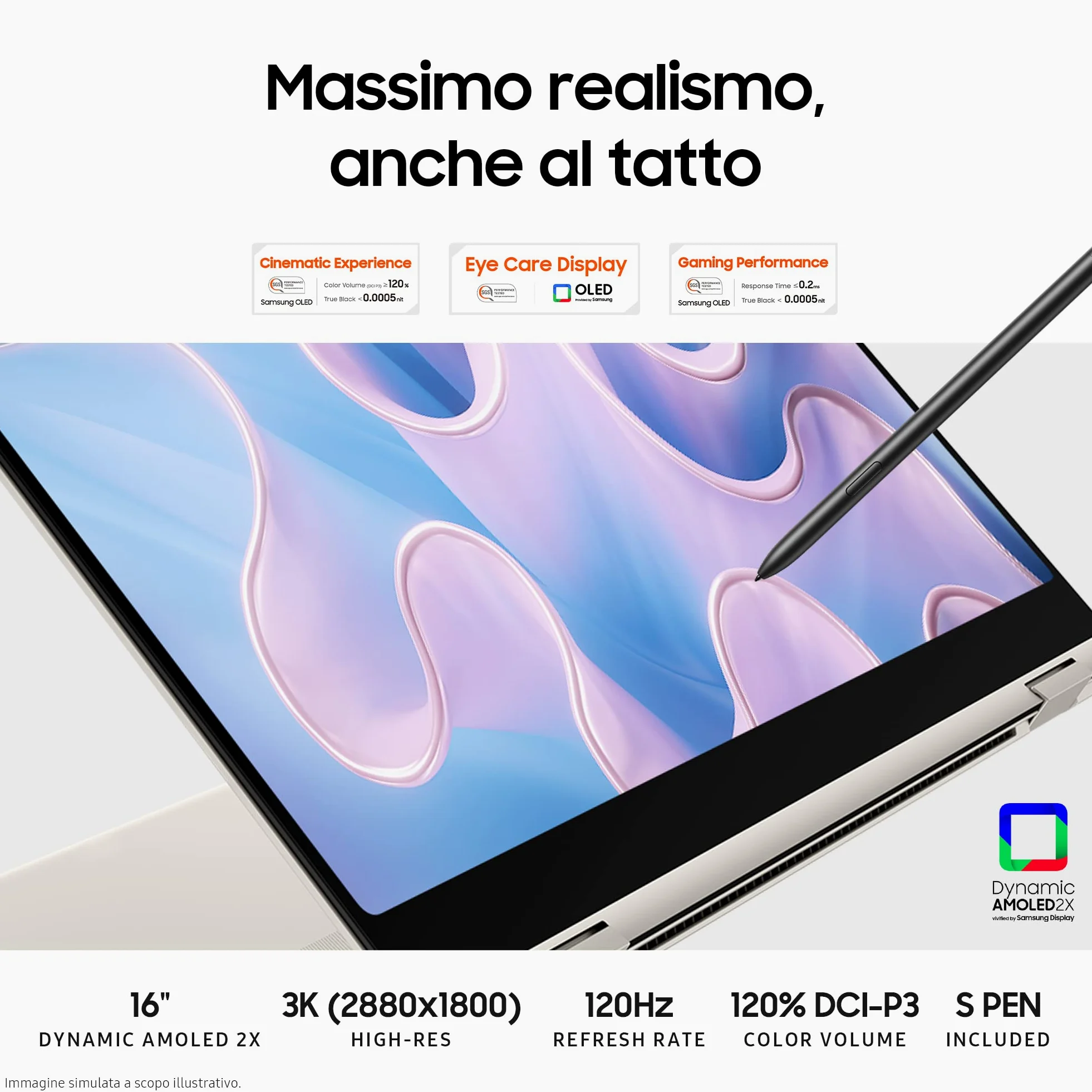 Samsung Galaxy Book3 Pro 360 Laptop, 16" Dynamic AMOLED 2X touch, S Pen, Intel EVO, Intel Core i7-1360P 13th gen, 16GB RAM, 512GB SSD, Windows 11 Home, Graphite
