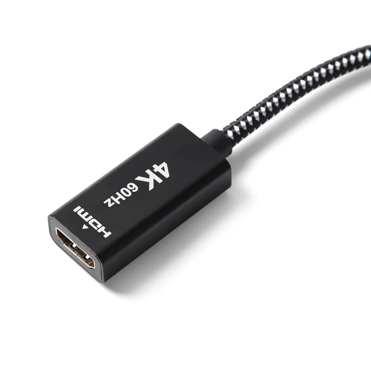 zimaboard Cavo Mini DisplayPort maschio a HDMI femmina 4K 60Hz, adattatore Thunderbolt a HDMI compatibile, Macbook Pro, Microsoft Surface Series e qualsiasi altra porta MiniDP Nero