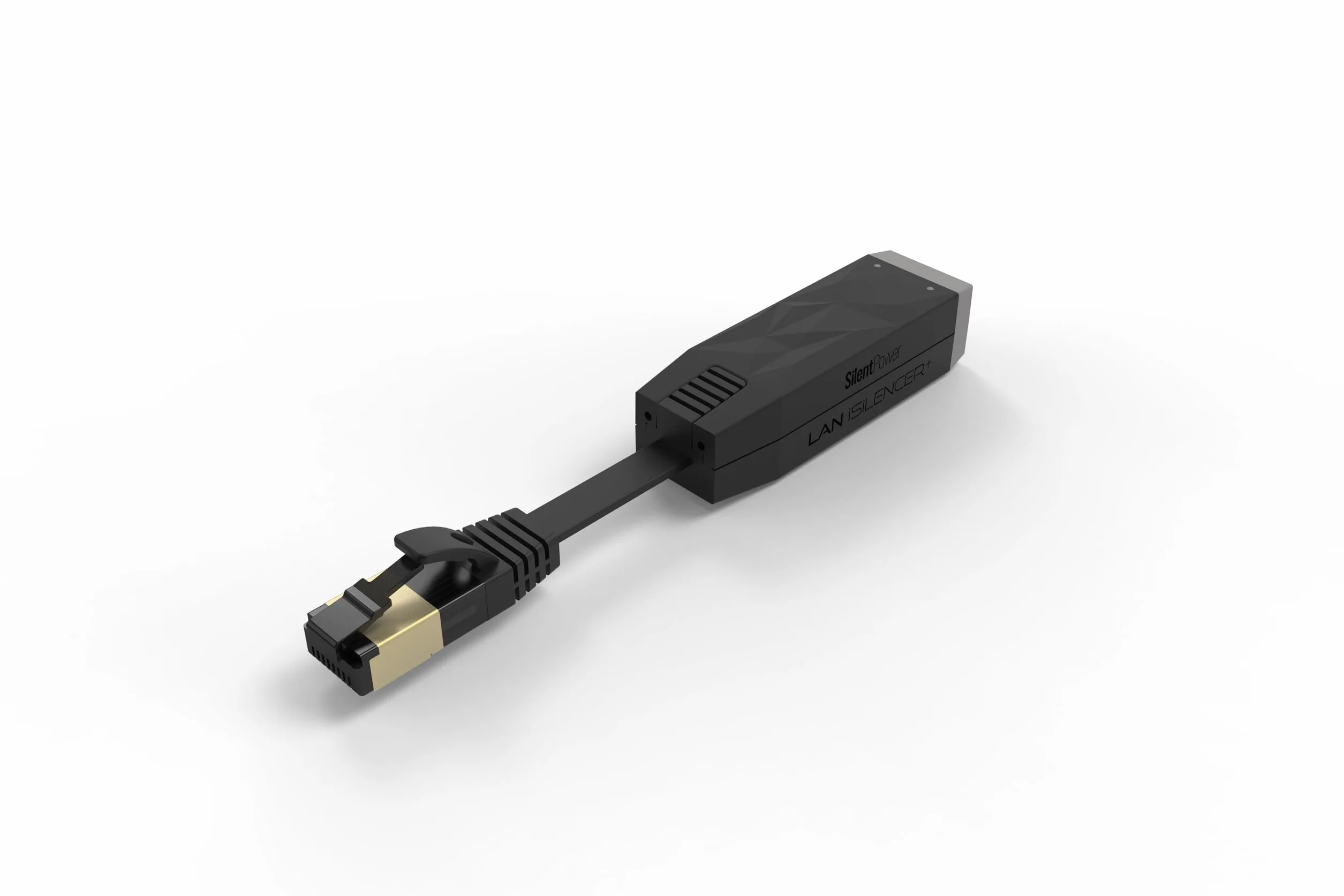 Silent Power LAN iSilencer+, filtro dal rumore Ethernet con isolamento galvanico e filtro RF, riduce il rumore e il jitter - Isolatore Gigabit RJ45 per audio ad alta risoluzione con segnale più pulito