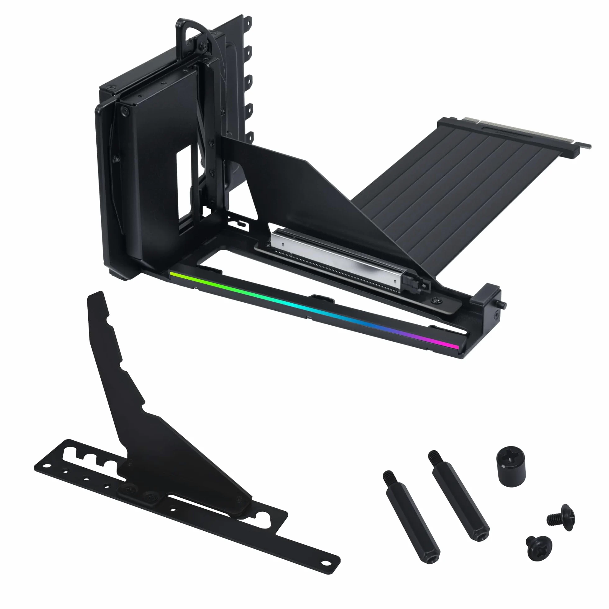 Lian Li Vertikales GPU-Halterungs-Kit VG4-5-V4, mit PCIe 5.0-Riser-Kabel - schwarz