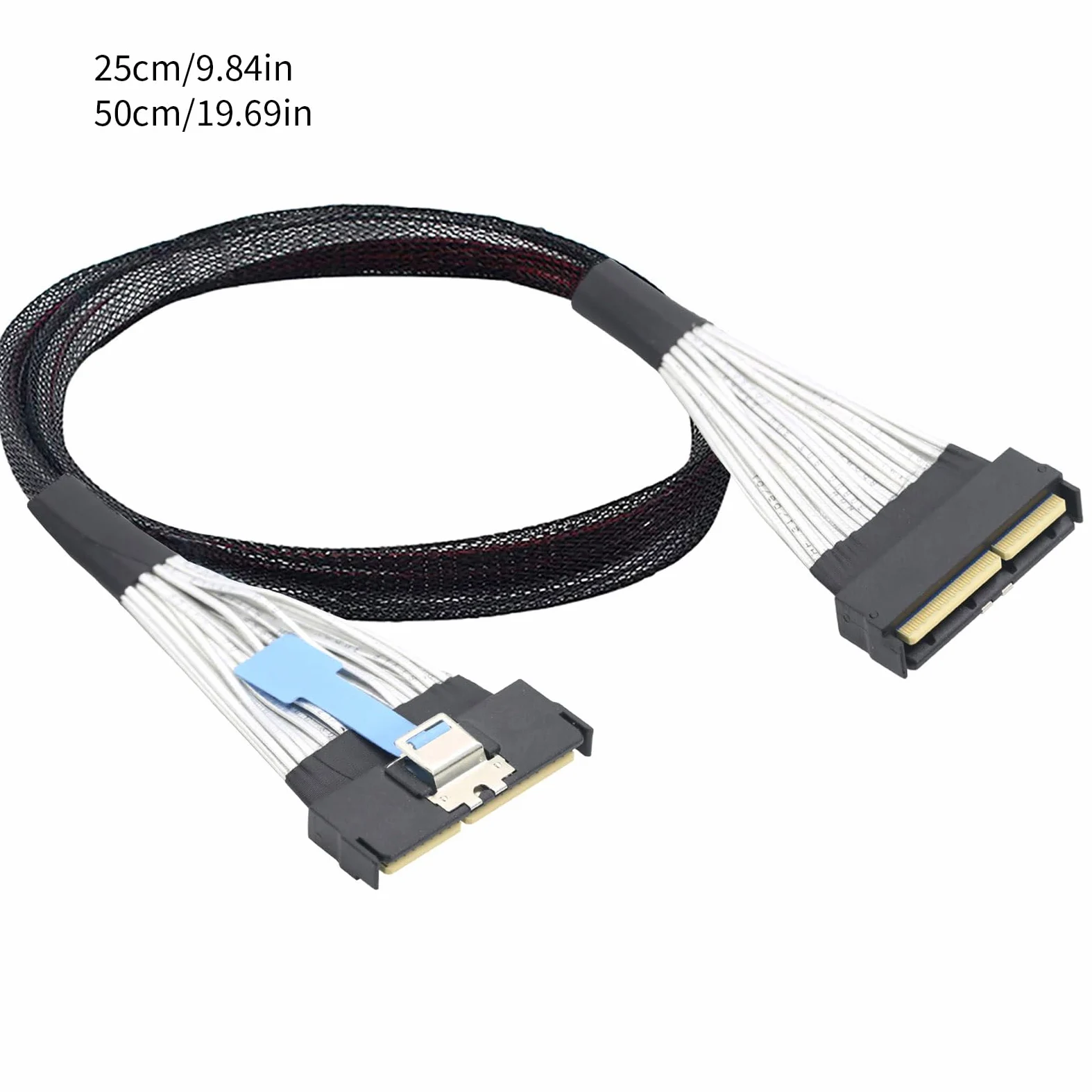 Cavo SASs MCIO5.0 124P 16X, schermatura sicura, design a connessione rapida per finanze e strutture di ricerca, cavo dati veloce per server