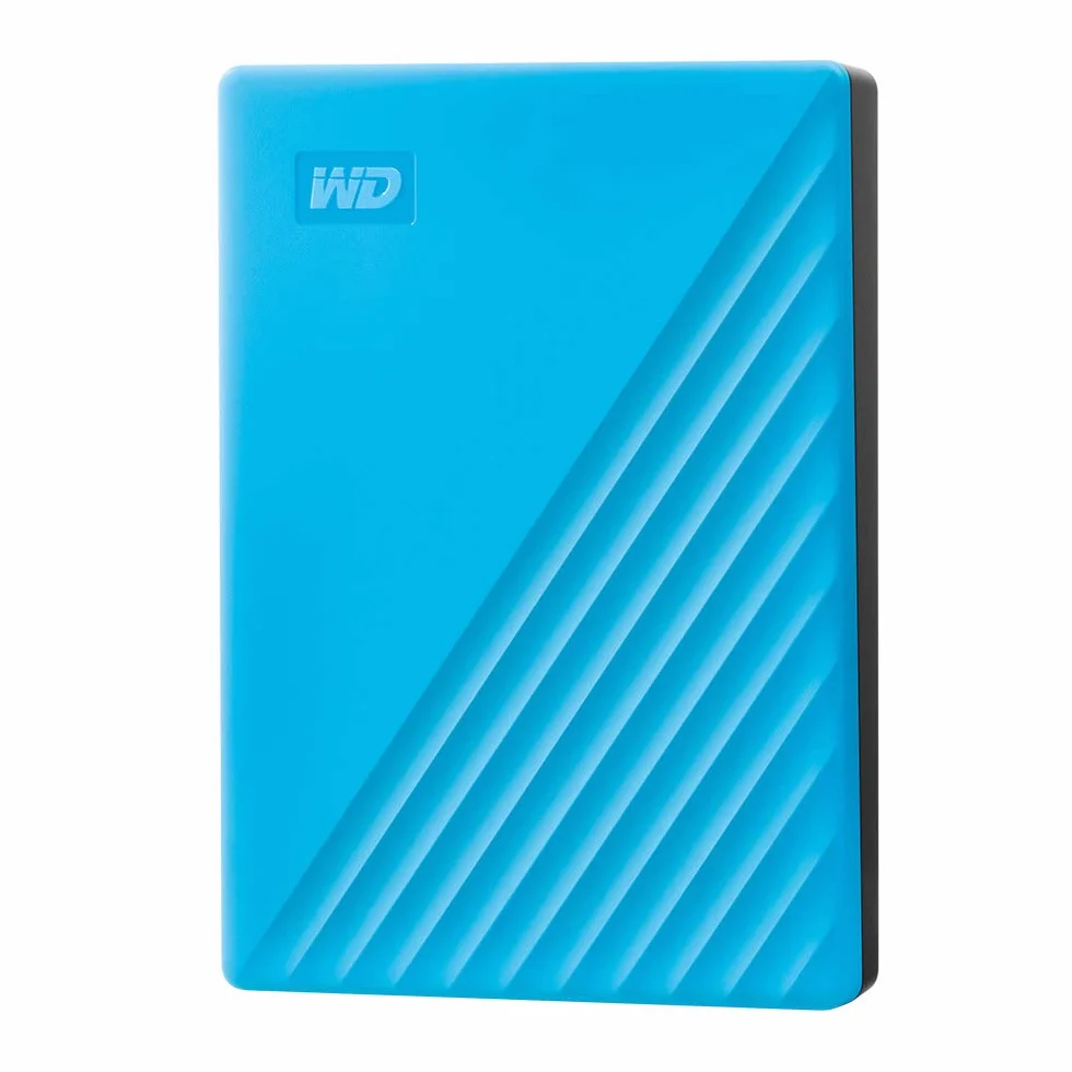 WD 4TB My Passport Hard Disk Esterno Portatile, USB 3.2 Gen 1/USB 3.0, Protezion con password, Software per la gestion e il backup, Formatto per Windows, ChromeOS and MacOS, Blu