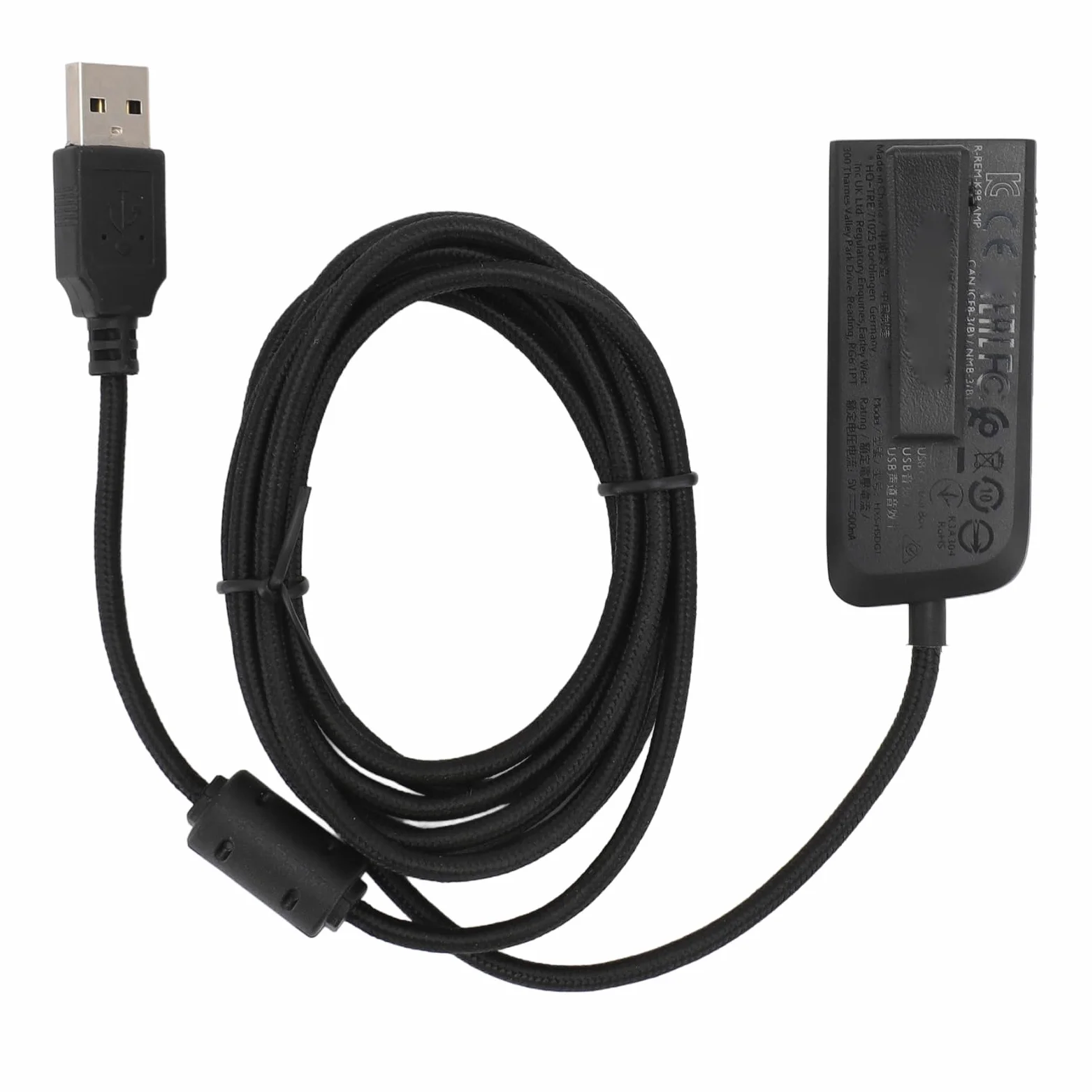 Zunate Adattatore Audio da USB a Jack da 3,5 Mm, Jack da USB a Cuffie e Microfono con Indicatore LED, per Kingston Cloud II