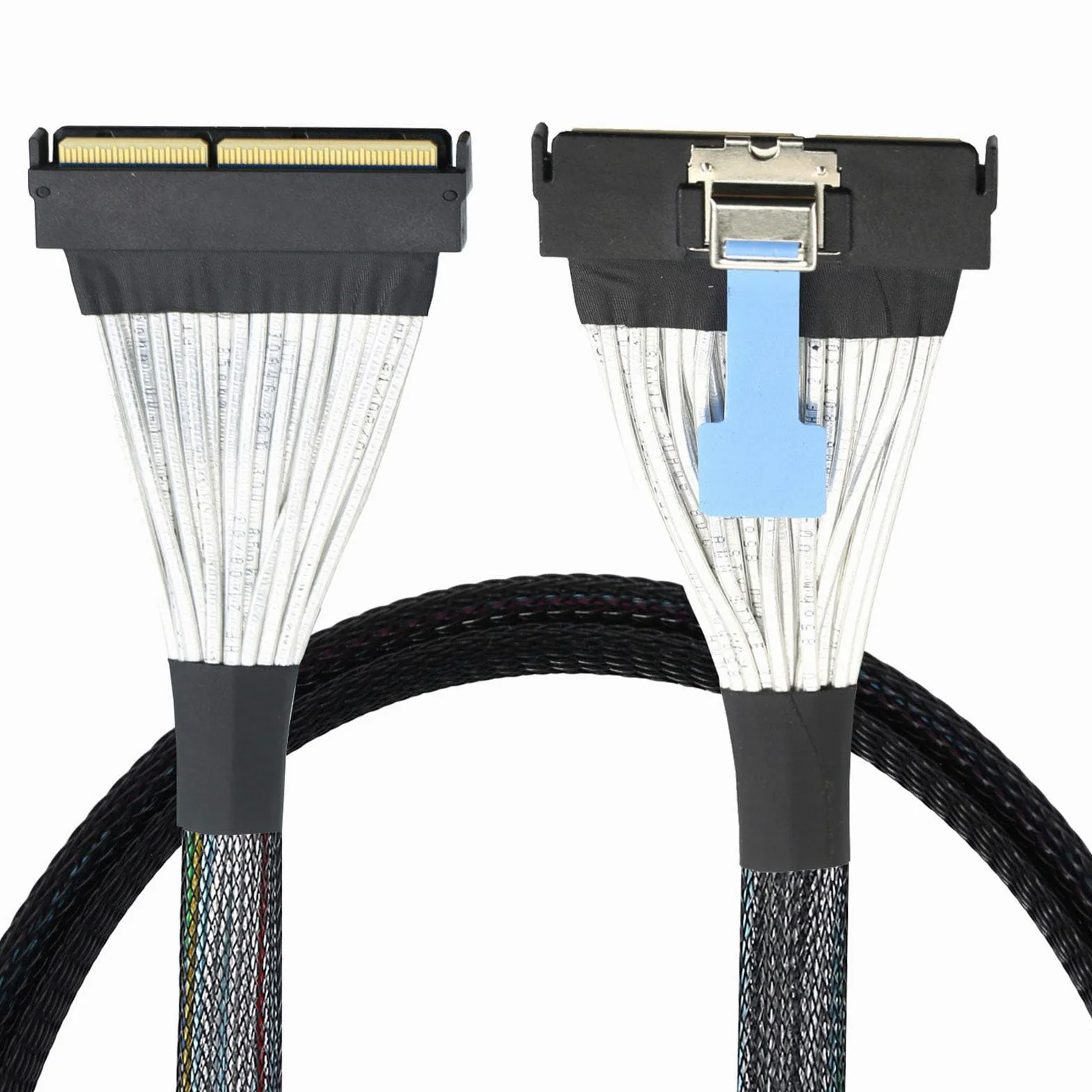 Cavo SASs MCIO5.0 124P 16X, schermatura sicura, design a connessione rapida per finanze e strutture di ricerca, cavo dati veloce per server