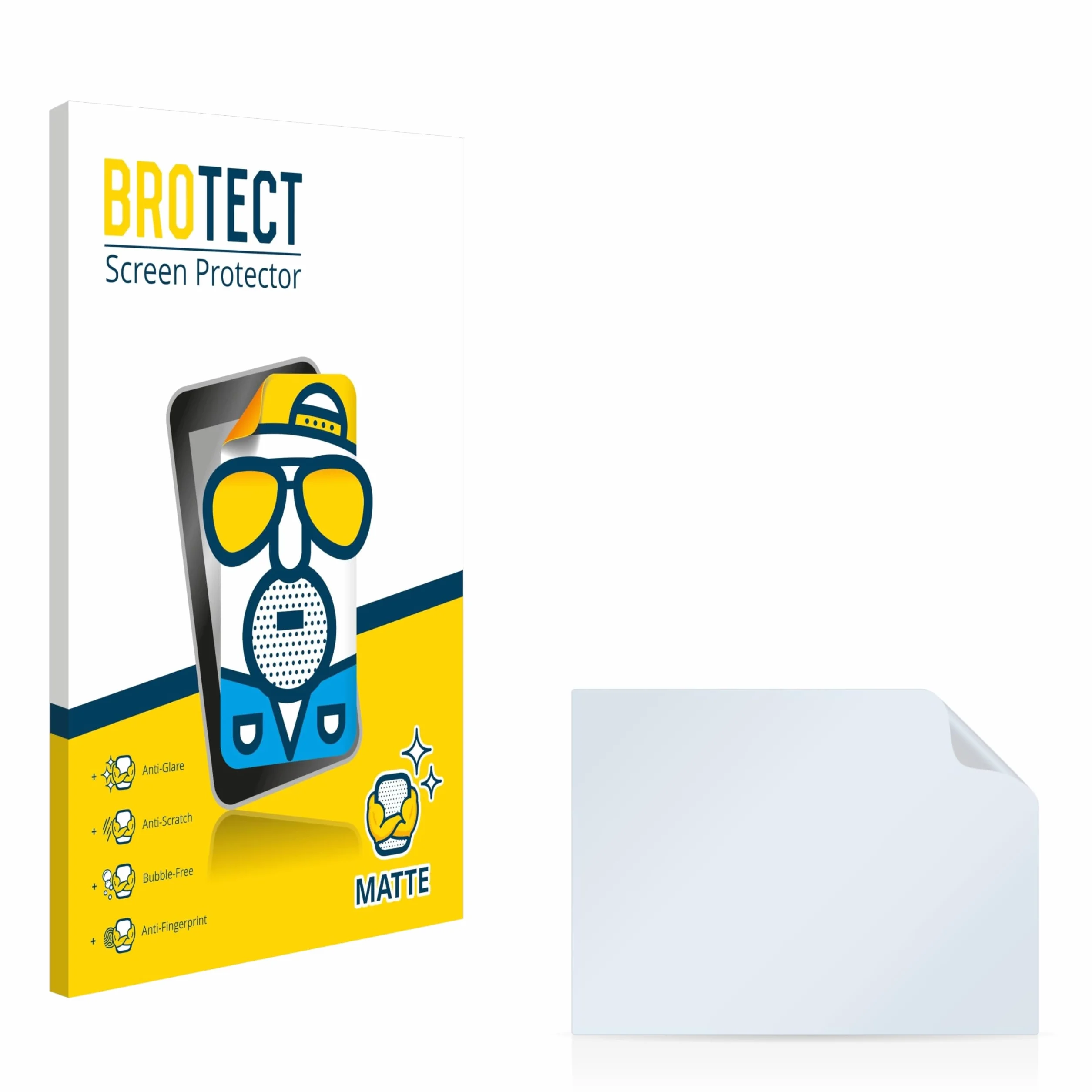 brotect Pellicola Protettiva Opaca 15" per PC touch panel con 38.1 cm (15,0 pollici) [305 mm x 228 mm, 4:3] Proteggi Schermo Anti-Riflesso