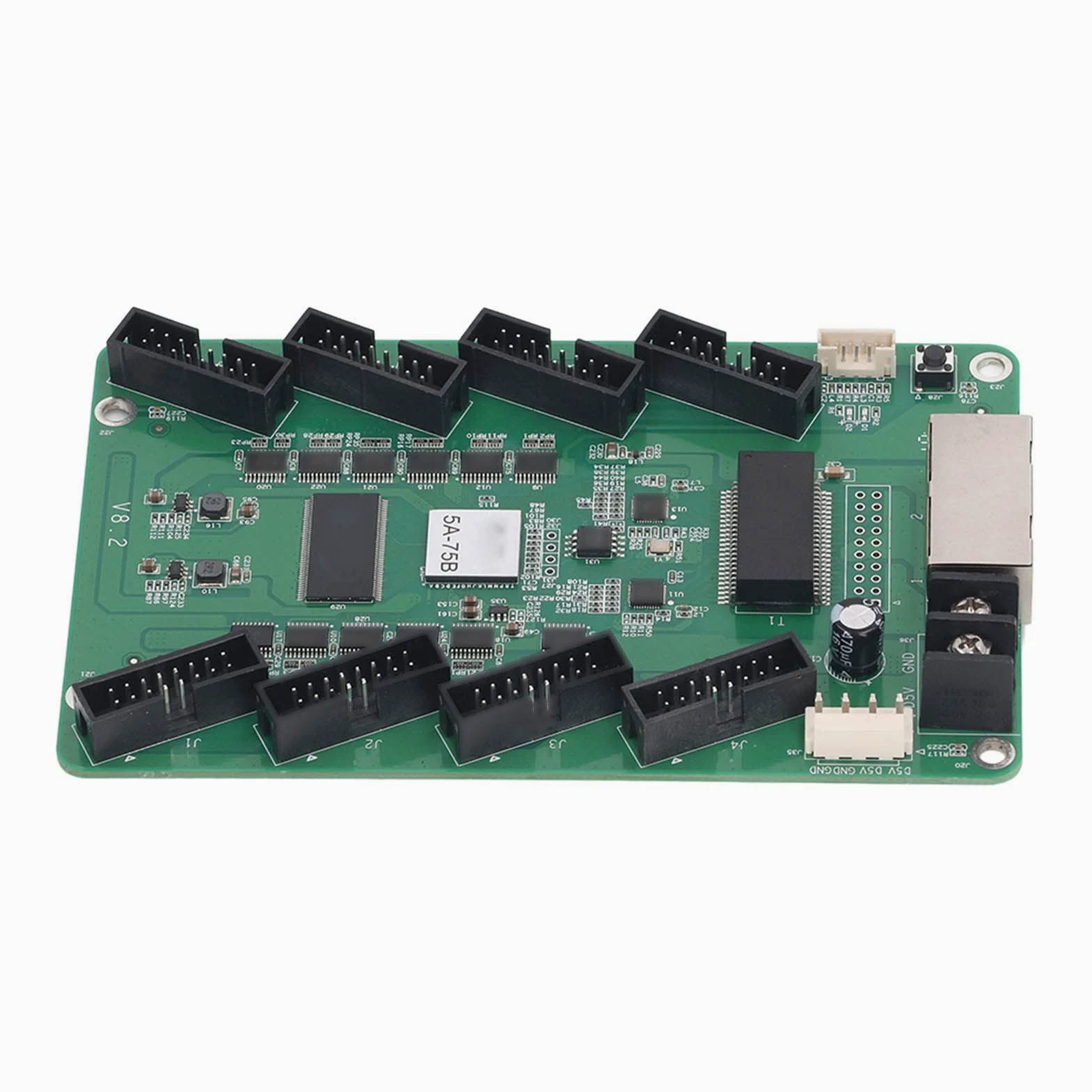 Modulo di Ricezione Schermo LED a Colori 5A-75B Scheda di Controllo Sincrono per DC3.3-6V Ricezione Scheda di Ricezione Generale