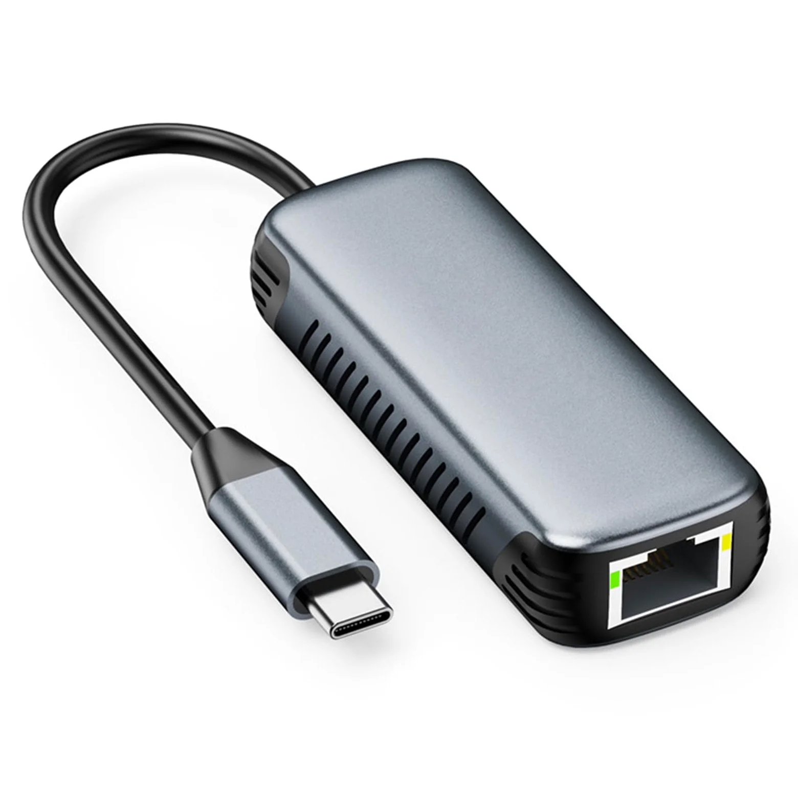 Adattatore Ethernet da 5 Gbps Rete Gigabit Convertitore Internet da RJ45 a Tipo C per laptop Desktop Tipo C Gigabit