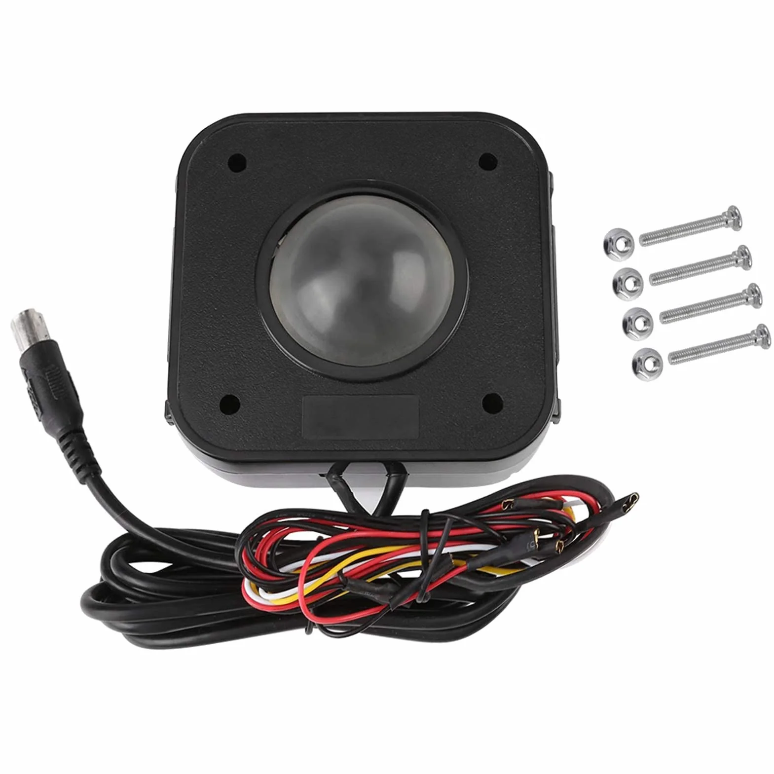 WANGCL connettore Rotondo del PWB del Topo PS/2 della Sfera Rotante di 4.5cm LED, Sfera Rotante Metallica di USB per la Galleria