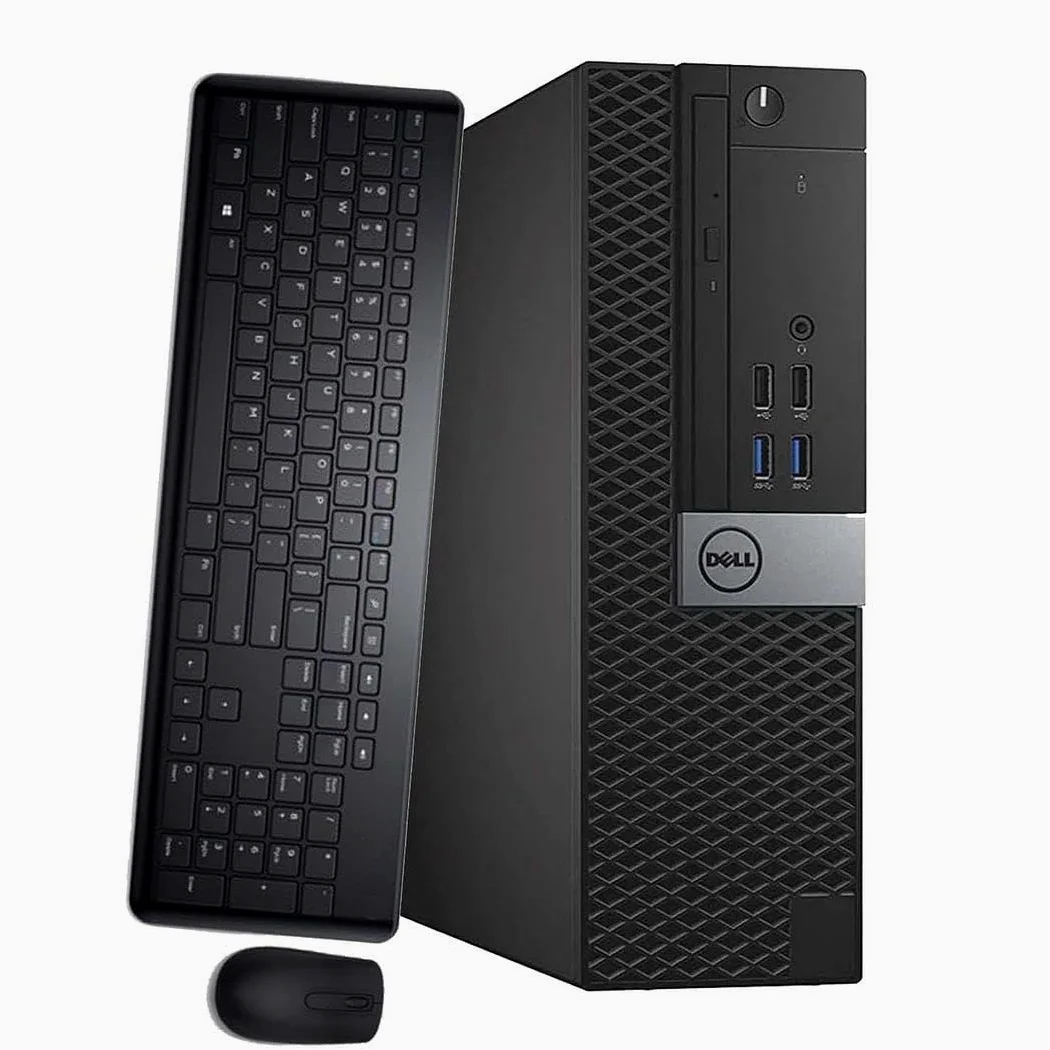 Dell Optiplex 3040 SFF Desktop, Intel Core i3-6100, 8 GB di RAM, SSD da 256 GB, Wi-FI, Bluetooth, tastiera QWERTY americana, Windows 11 Pro (ricondizionato)