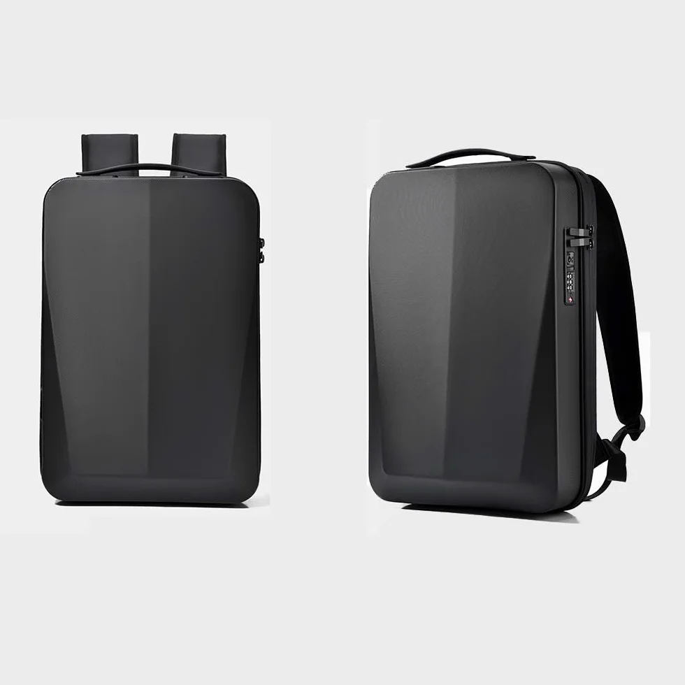 Zaini uomo donna, guscio rigido zaino da viaggio zaino da 17 pollici computer portatile impermeabile, zaino da lavoro antifurto zaino scuola con porta USB per sport business quotidiano