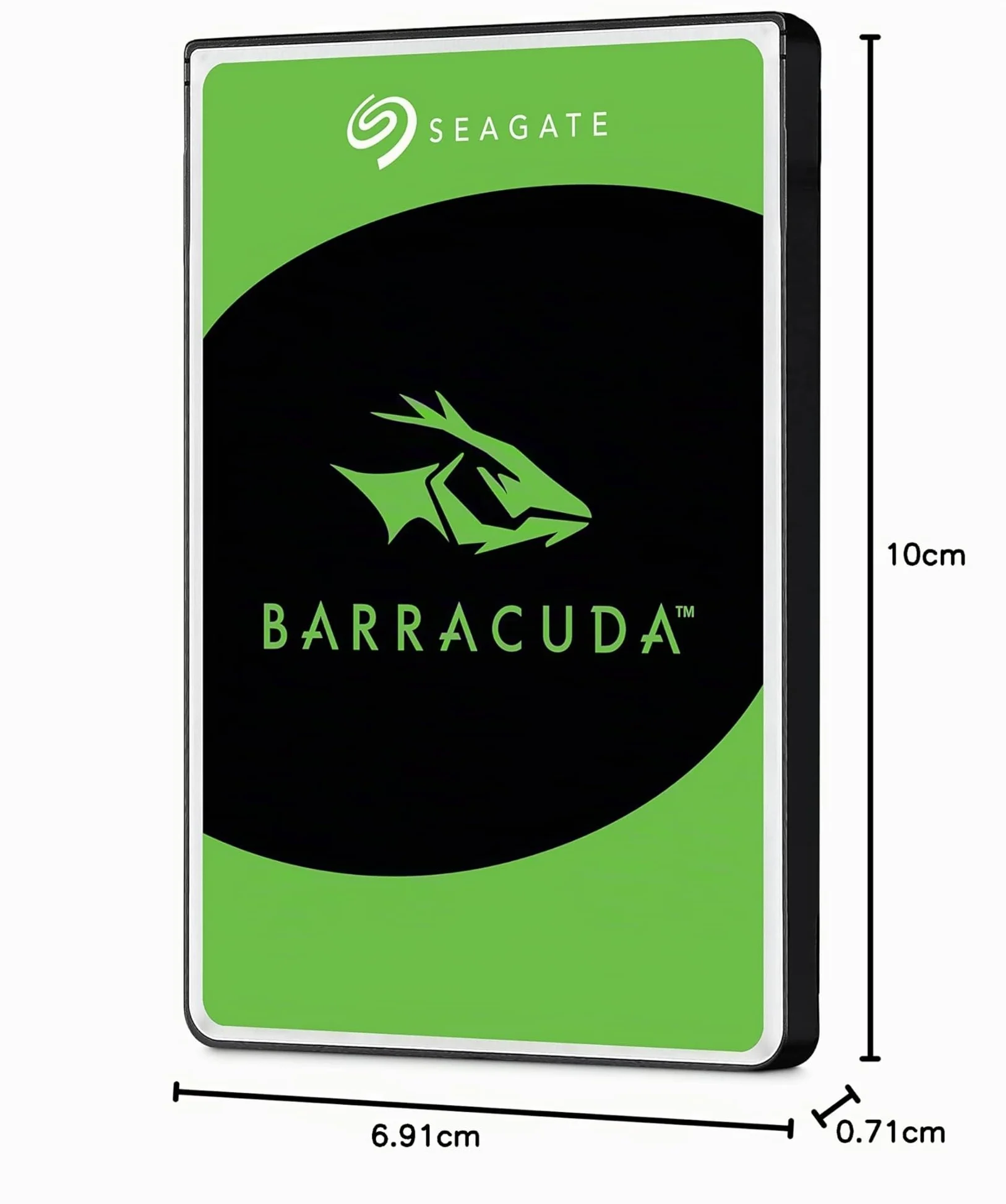 Seagate BarraCuda, 1 TB, Hard Disk Interno, SATA da 6 GBit/s, 2,5", 5.400 RPM, Cache da 128 MB per PC Desktop e PC Portatili (ST1000LM048)