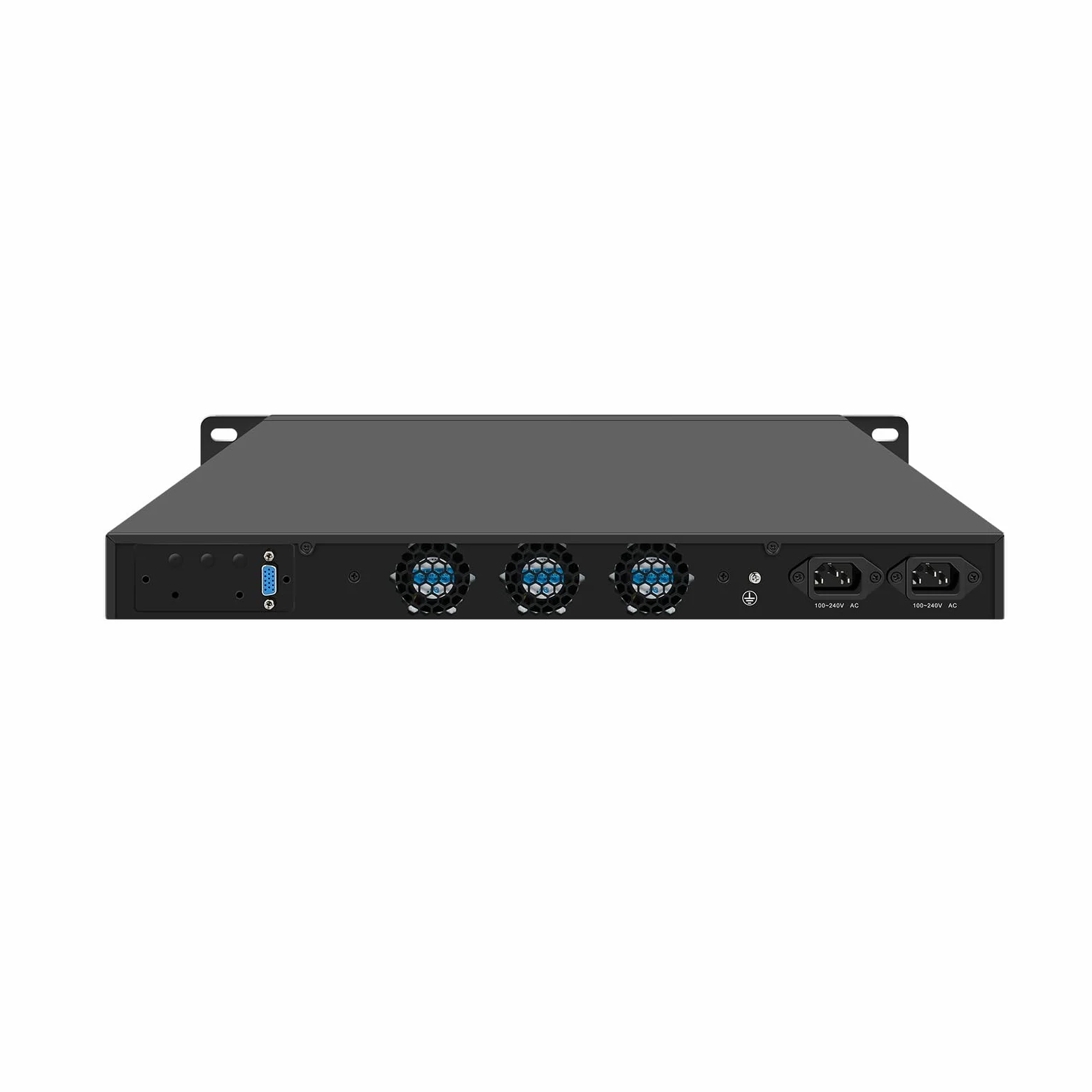 1U Firewall Appliance 10GbE with Redundancy Power Supply, PFSense, OPNsense, VPN, I3 14100, RJ16, 6 x 2.5GbE LAN, 2 x SFP+, Support 19-24V DC, 8G RAM, 128G SSD