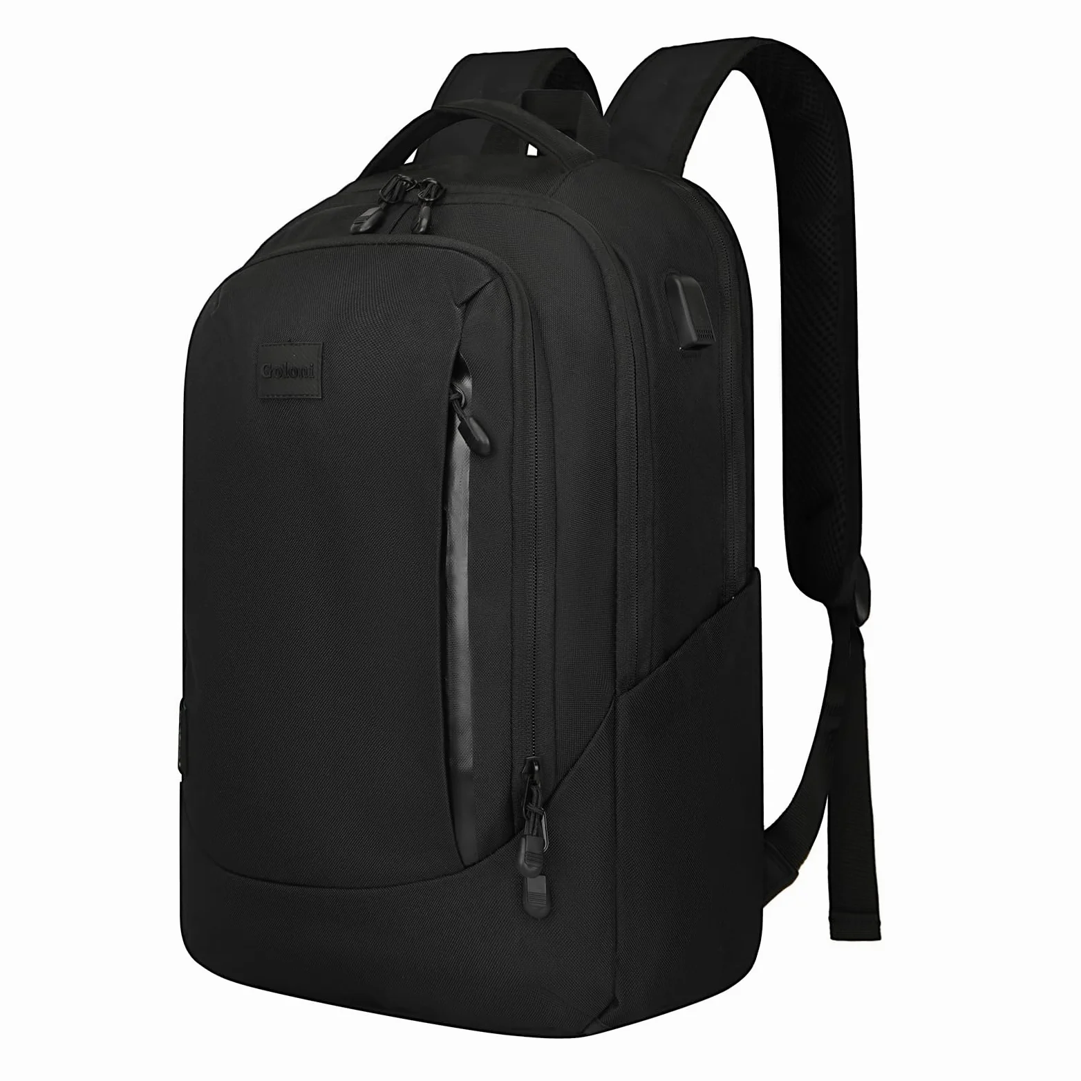 Goloni Zaino leggero e casual per computer portatile, borsa da viaggio classica, con porta di ricarica USB, per uomini e donne