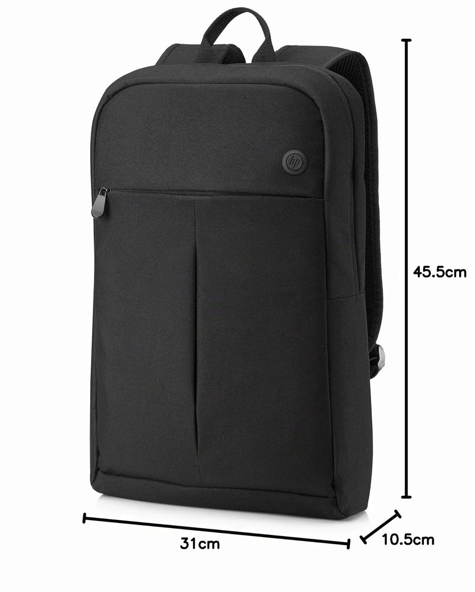 HP Prelude, Zaino per Laptop fino da 15,6", con Cinghie Imbottite Antiscivolo e Cerniera Colorata, 1 Scomparto Principale e 6 Tasche Interne ed Esterne, Realizzato con Materiale Riciclato, Grigio