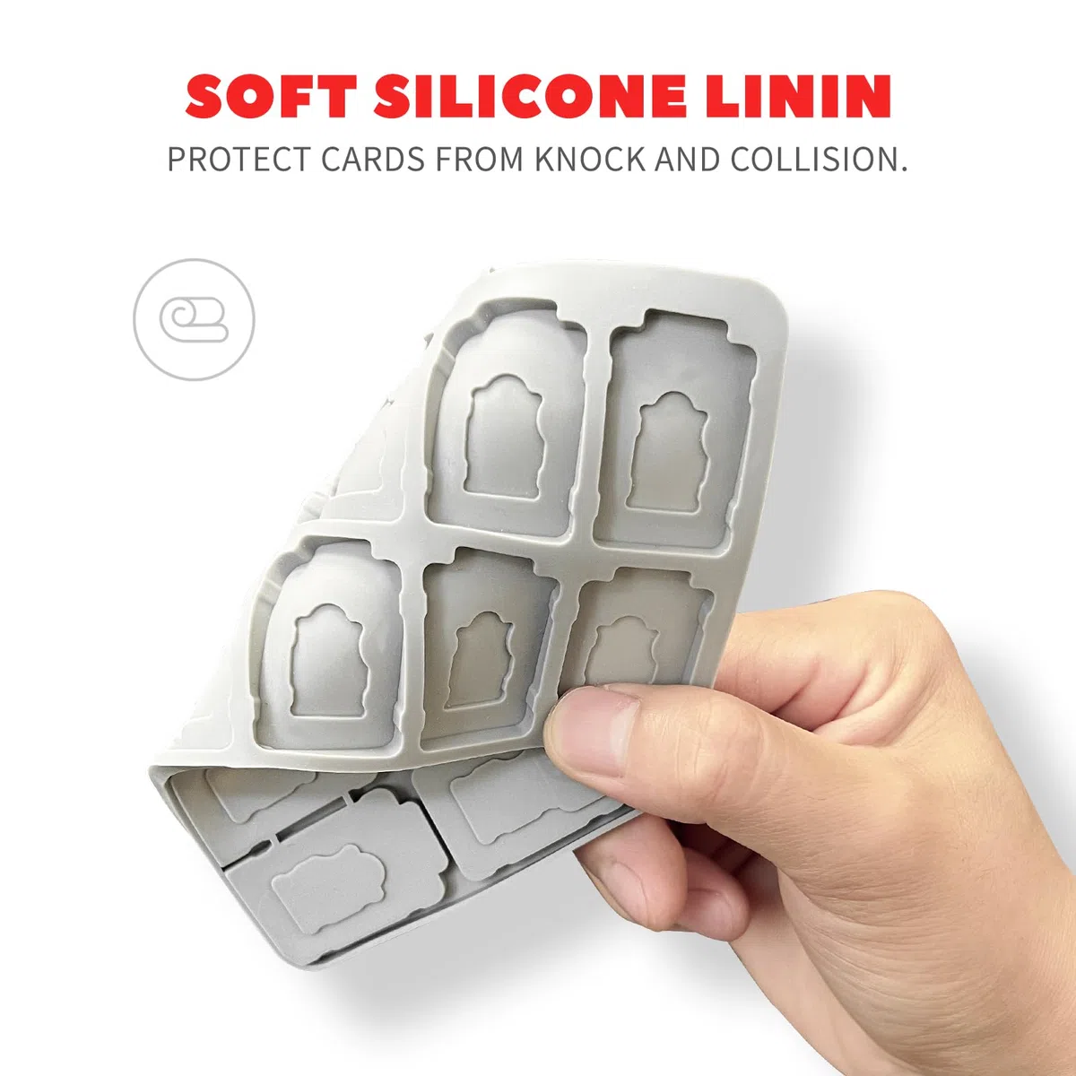 doepeBAE Custodia per Schede di Gioco, Custodie Giochi Switch, Switch Game Card Case, Scatola per Carte con Fodera in Silicone, Con 24 Slot per Cartucce di Gioco e 24 Slot per Schede SD (24B)