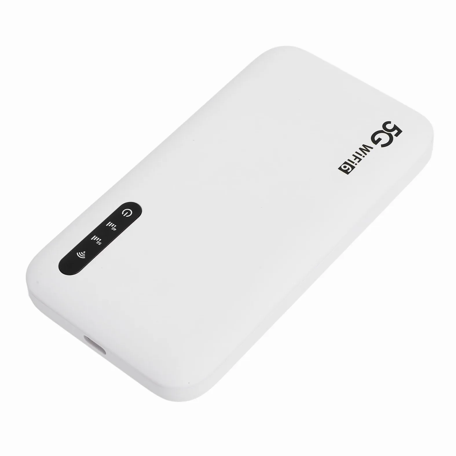 Hotspot Mobile WiFi 6 5G, Router Portatile, Batteria da 6100 MAh, Fino a 16 Dispositivi, Ideale per Viaggiatori in più Paesi
