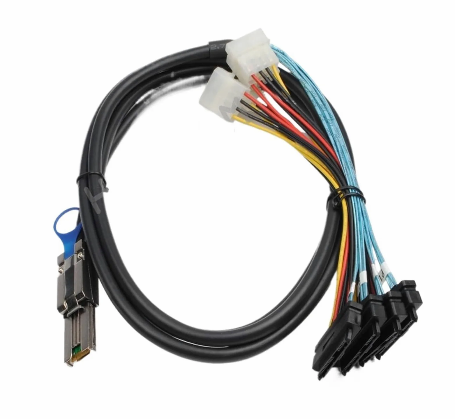 SFF-8088 A SFF-8482 SAS Cavo SATA MI-N 26Pin SFF 8088 A 4 8482 29Pin con grande cavo di alimentazione a pin 100CM/200CM(1M)