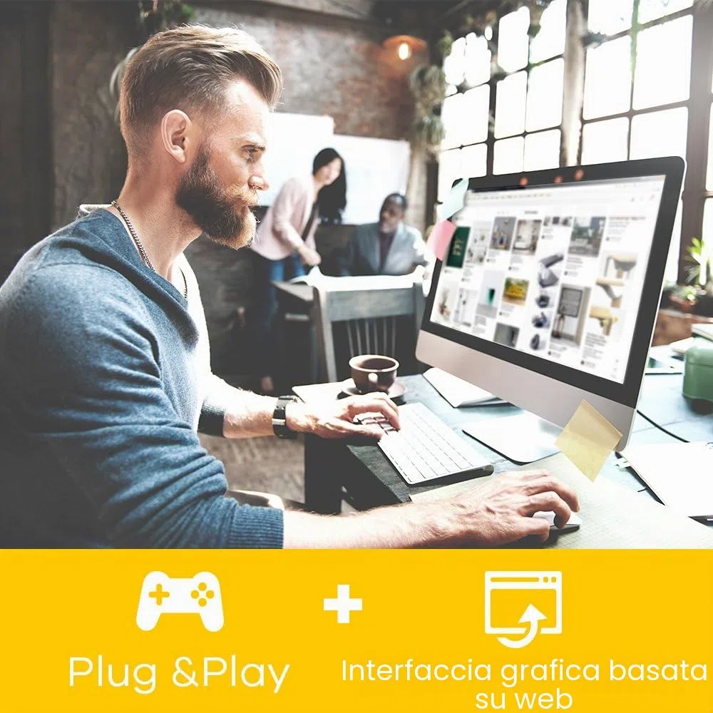 Zyxel 5-Port Gigabit Web Managed Switch, Porte Ethernet, Senza Ventole, garanzia limitata a vita [GS1200-5]