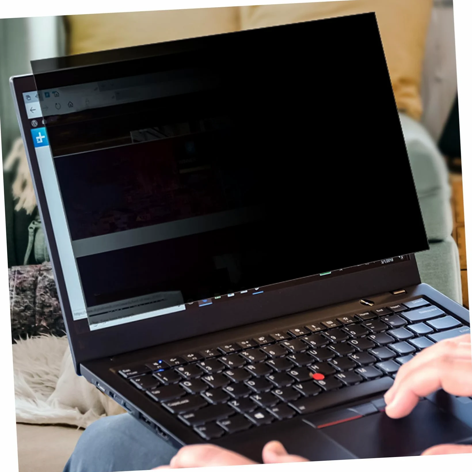 Tofficu Pellicola Protettiva per Privacy Laptop Pellicola Anti-Sguardo per Notebook Filtro Schermo Accessorio Computer