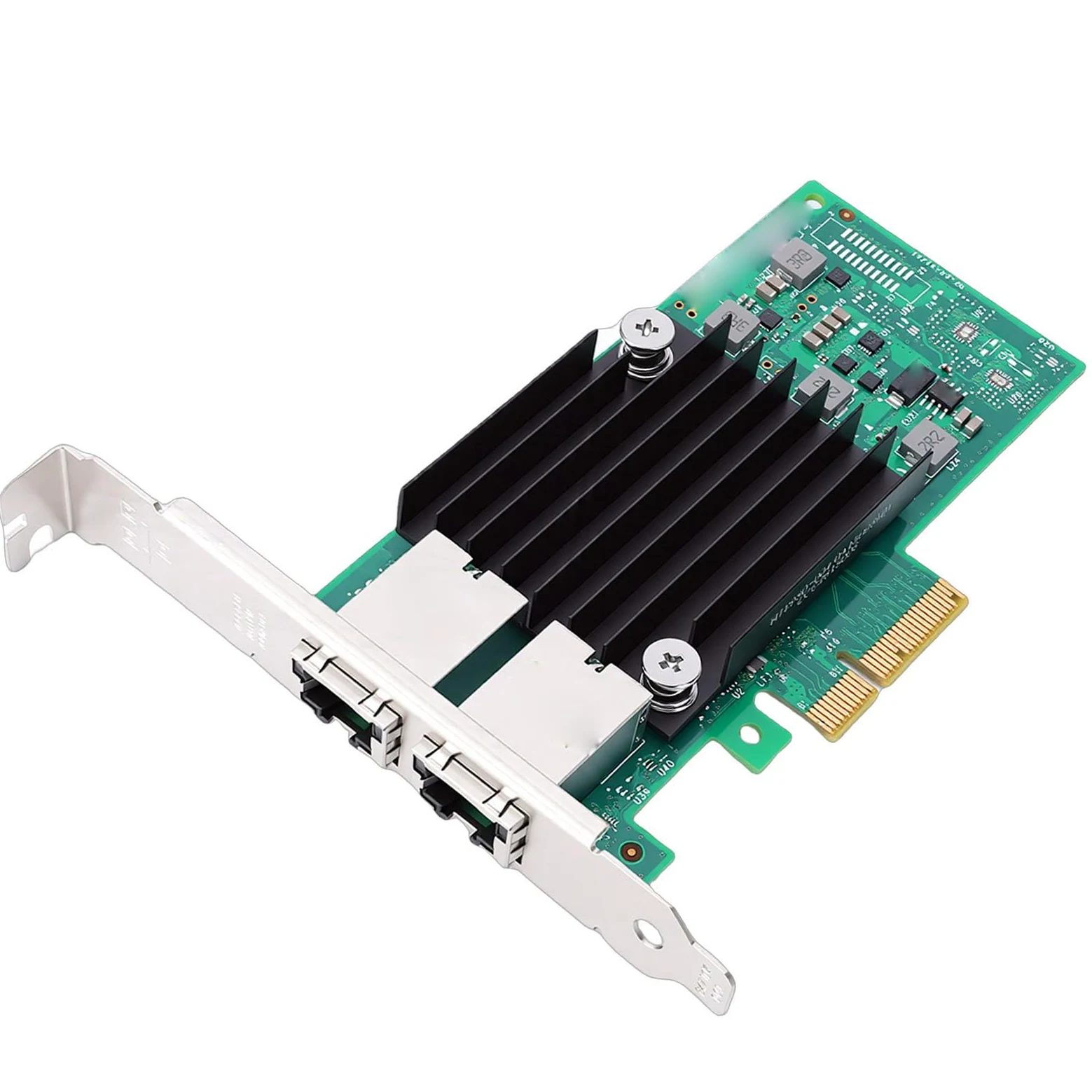 Scheda di Rete PCIE 10Gb, Scheda Ethernet Dual RJ45 con X550AT2