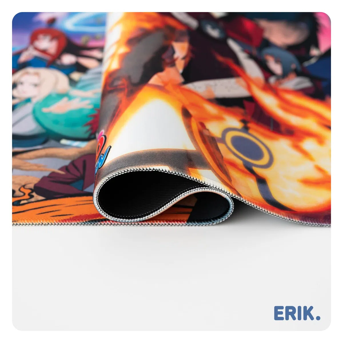 Grupo Erik Tappetino Mouse XXL Naruto Shippuden - Tappetino Scrivania Gaming PC, Impermeabile e Antiscivolo 80x35 cm | Accessori Gaming per Scrivania: Desk mat, Naruto Gadget