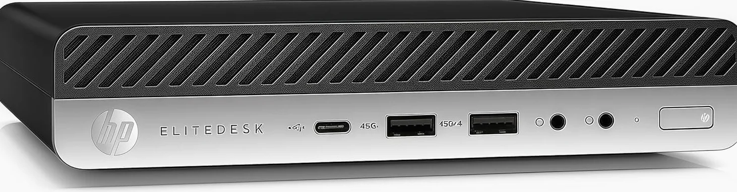 HP EliteDesk 800 G4 Mini PC Desktop, Intel Core i5-8500T, 16 GB di RAM, SSD da 256 GB, WiFi, Bluetooth, senza tastiera e mouse, Windows 11 Pro (ricondizionato)