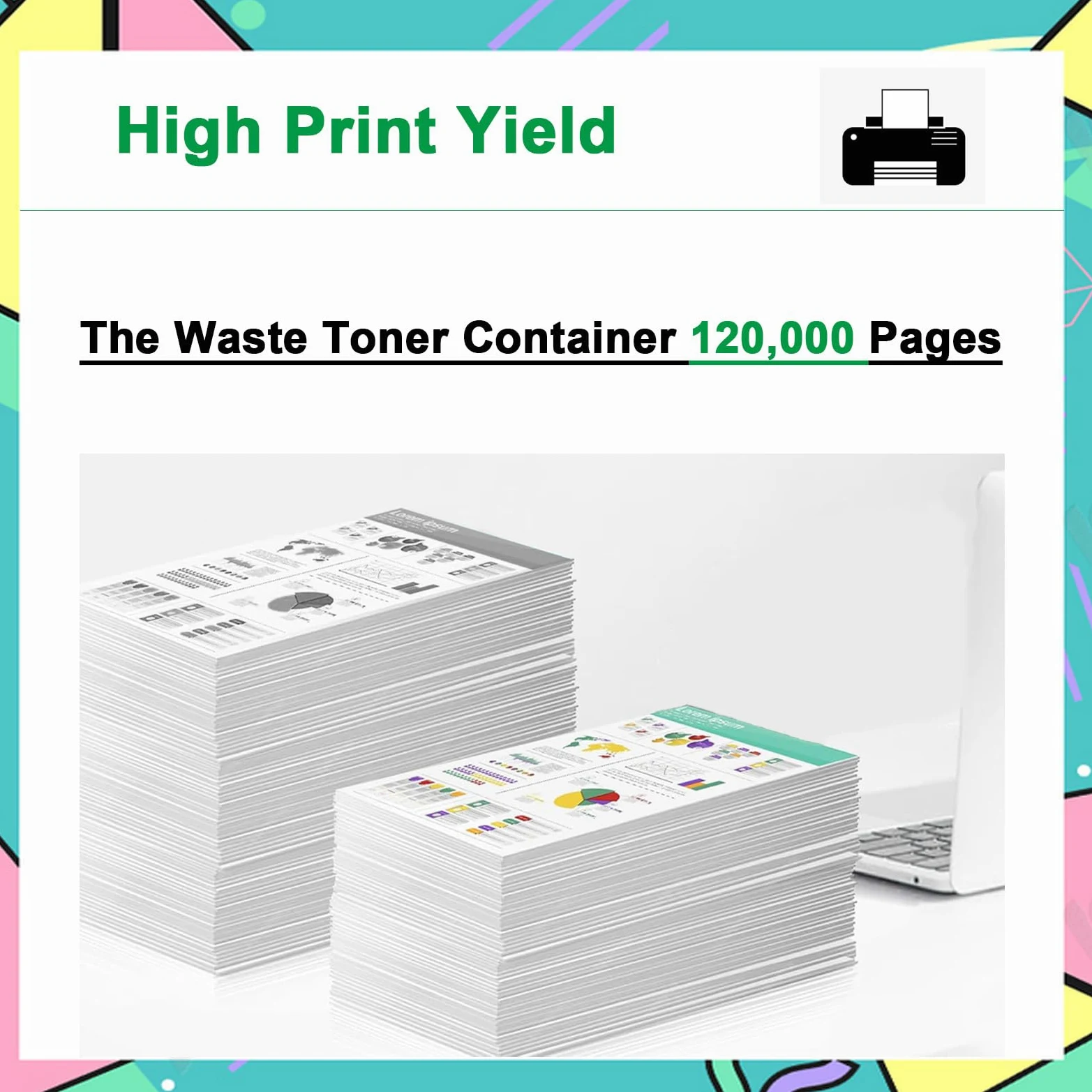 Compatibile Per Toshiba TB-FC50E TBFC50E Scatola Di Toner Per Rifiuti, Per E-Studio 2555c 2555cse 3555c 3555cse 4555cse Stampante 6AG00005101 1-pack