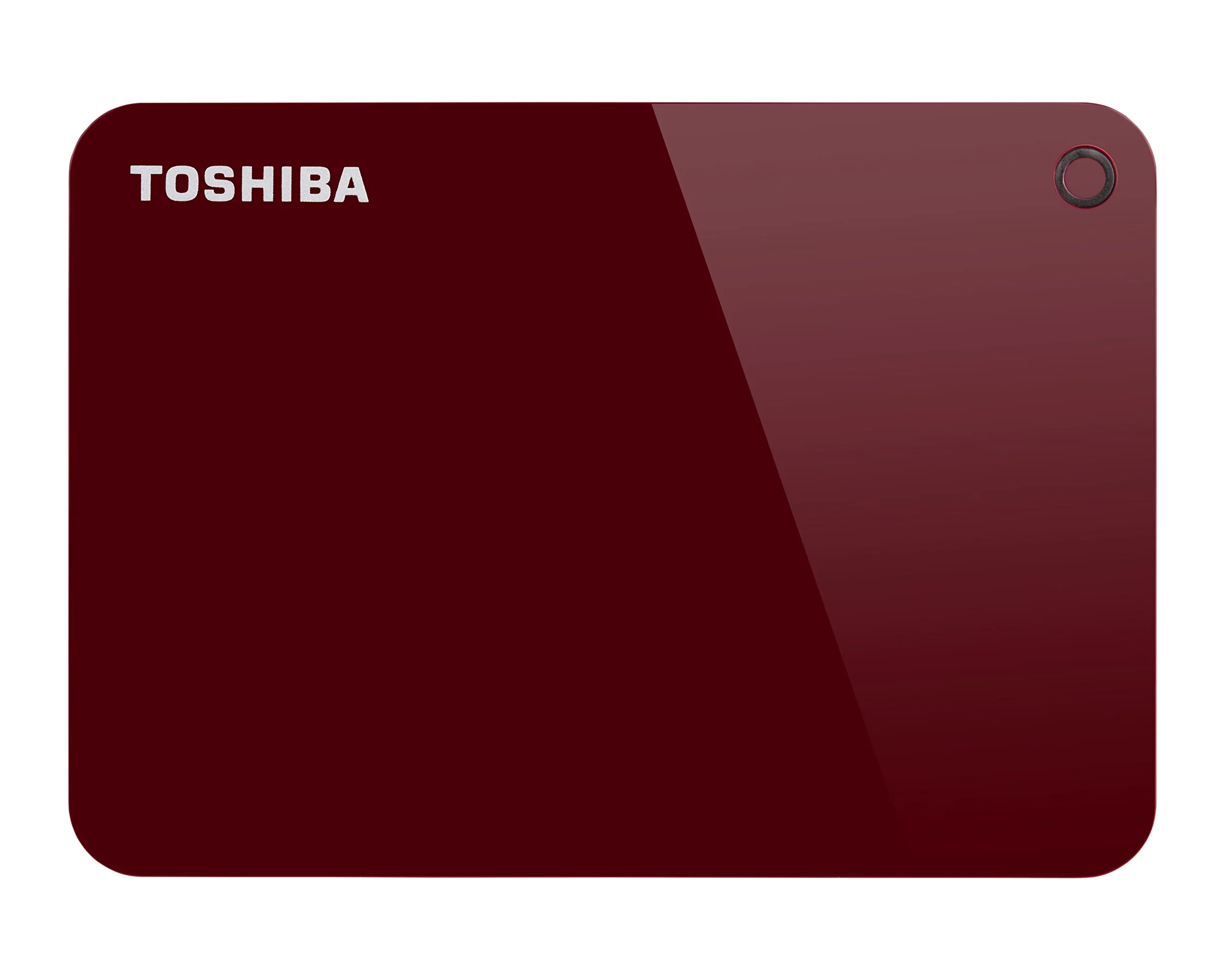 Toshiba Canvio - Hard disk esterno USB 3.0 rosso Rosso 4 TB