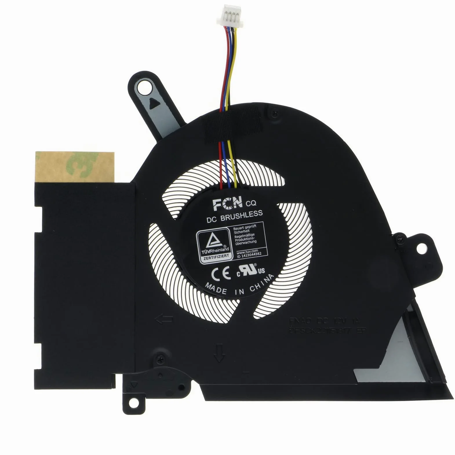 CPU GPU Ventola di Raffreddamento per ASUS TUF Dash F15 FX516 FX516P Aria RTX3070 12V 1A FNAQ 13NR0760P01011 DFSCK221151817 FNAR 13NR0760P02011 DFSCK20 883L