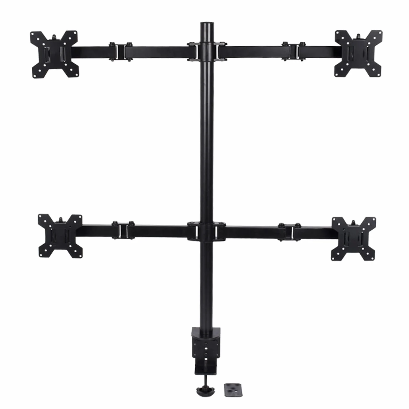 Supporto da scrivania per monitor LED e monitor LCD da 10-27 pollici 4 monitor braccio schermo pc regolabile in altezza inclinabile e girevole